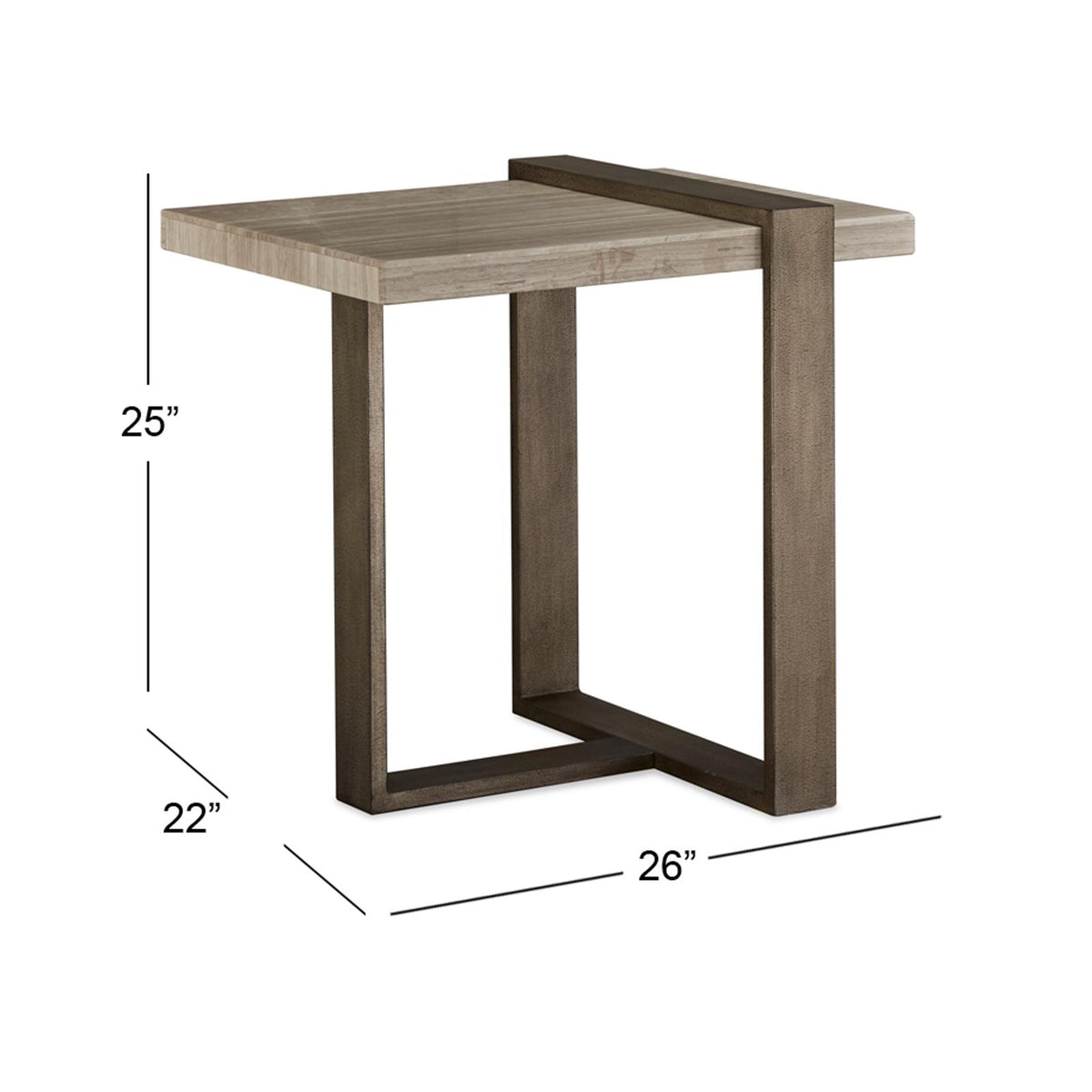 Magnussen Wiltshire T4701-03 Rectangular End Table IMAGE 2