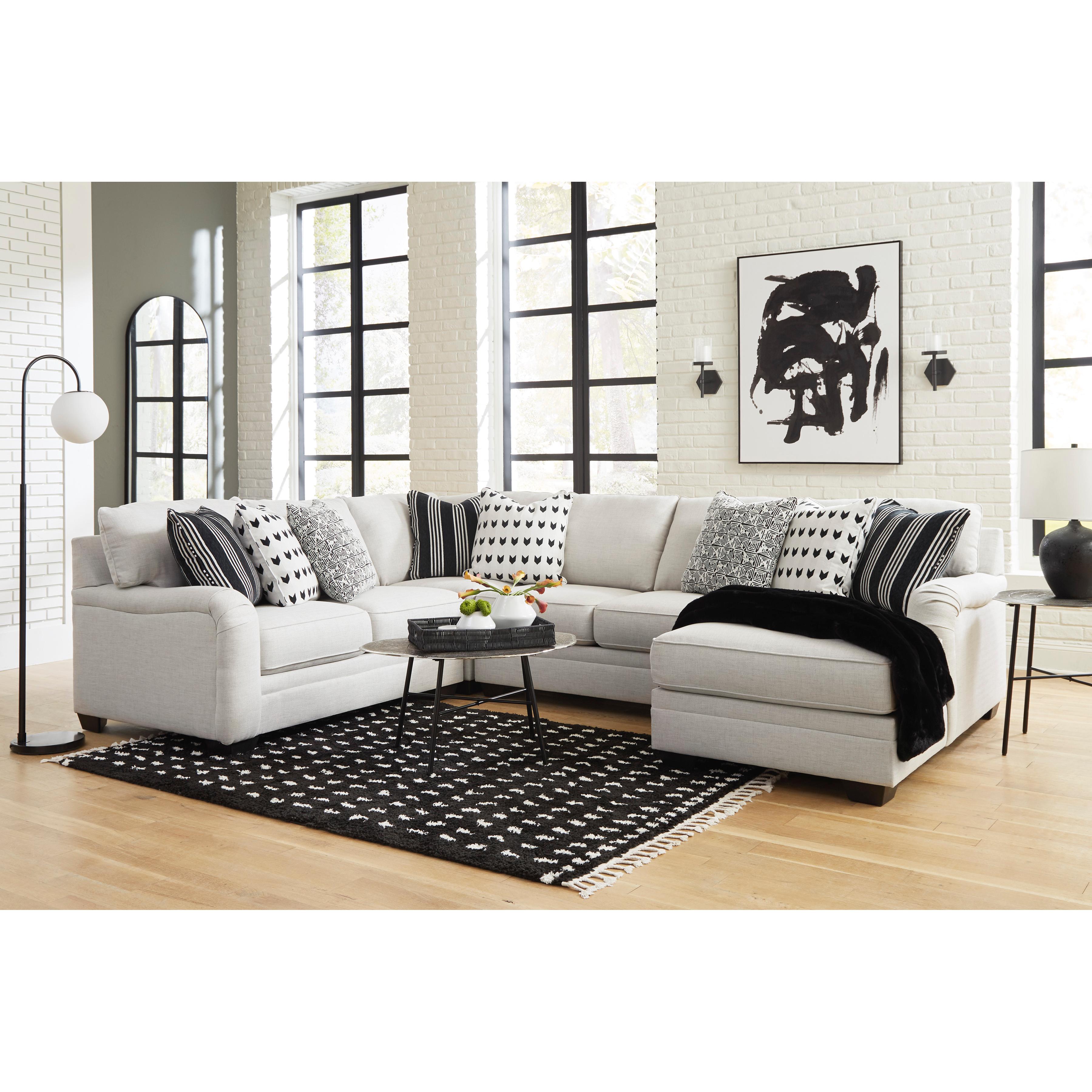 Signature Design by Ashley Huntsworth 39702S4 4 pc Sectional with Chaise IMAGE 4