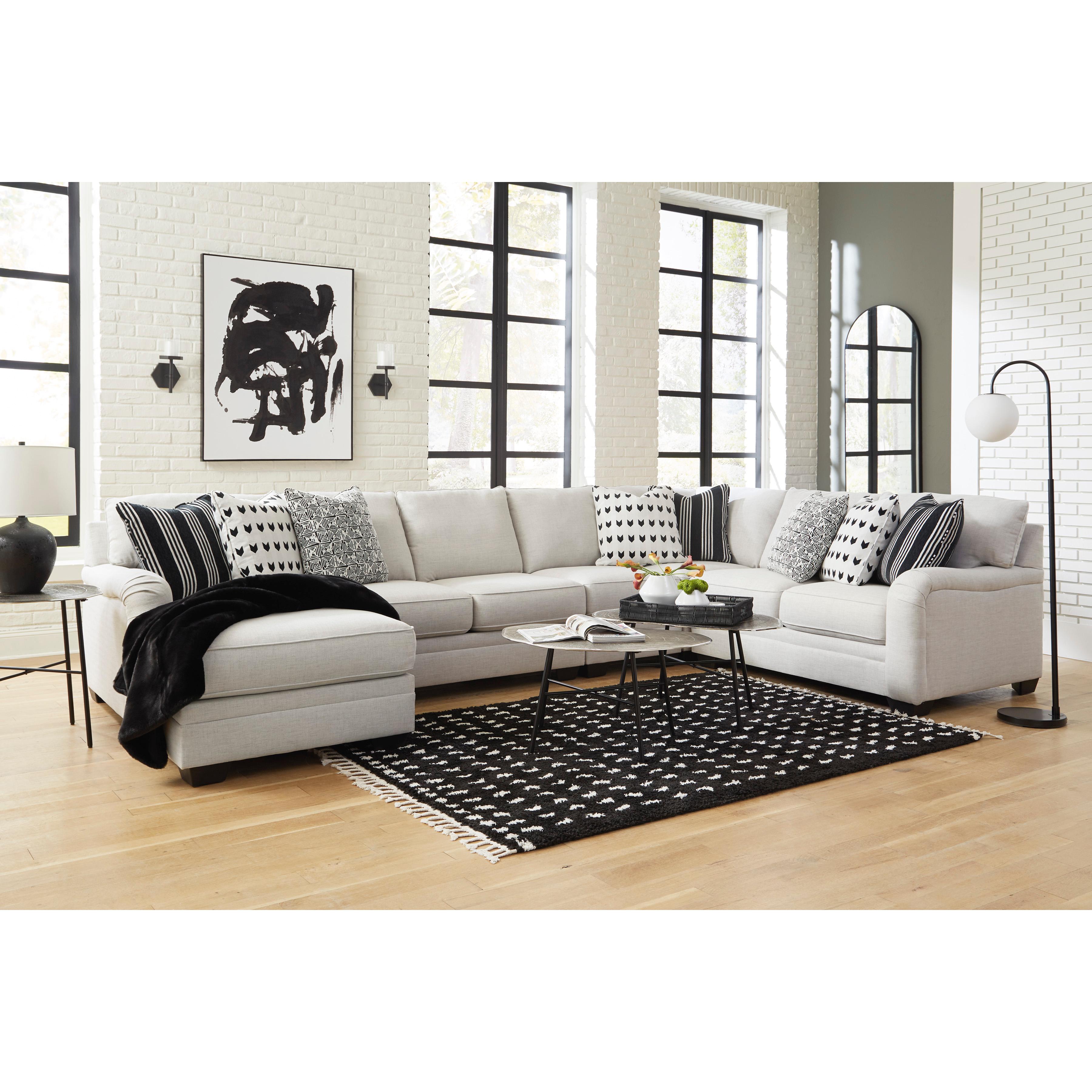 Signature Design by Ashley Huntsworth 39702S5 5 pc Sectional with Chaise IMAGE 3