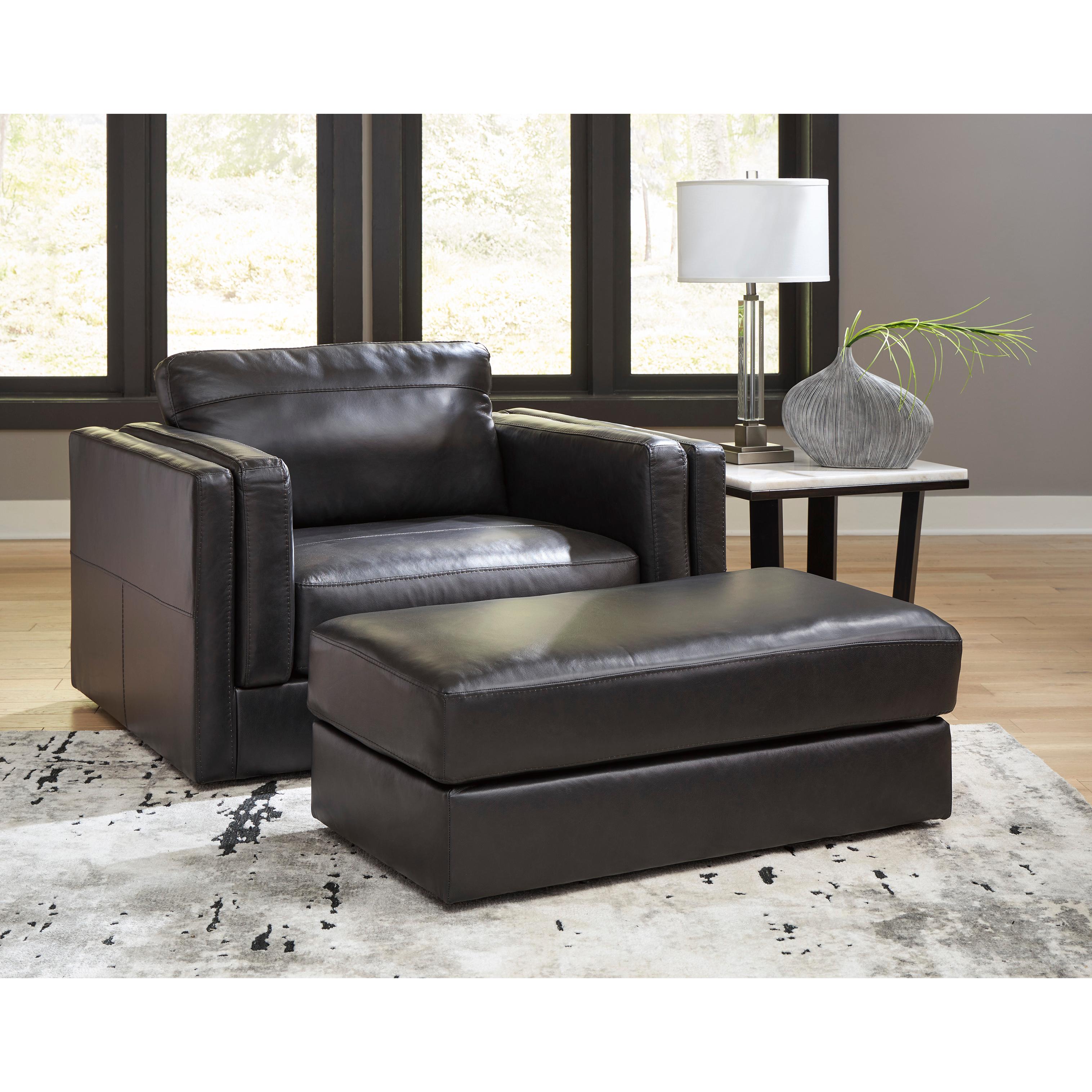 Signature Design by Ashley Amiata 5740514 Ottoman IMAGE 5