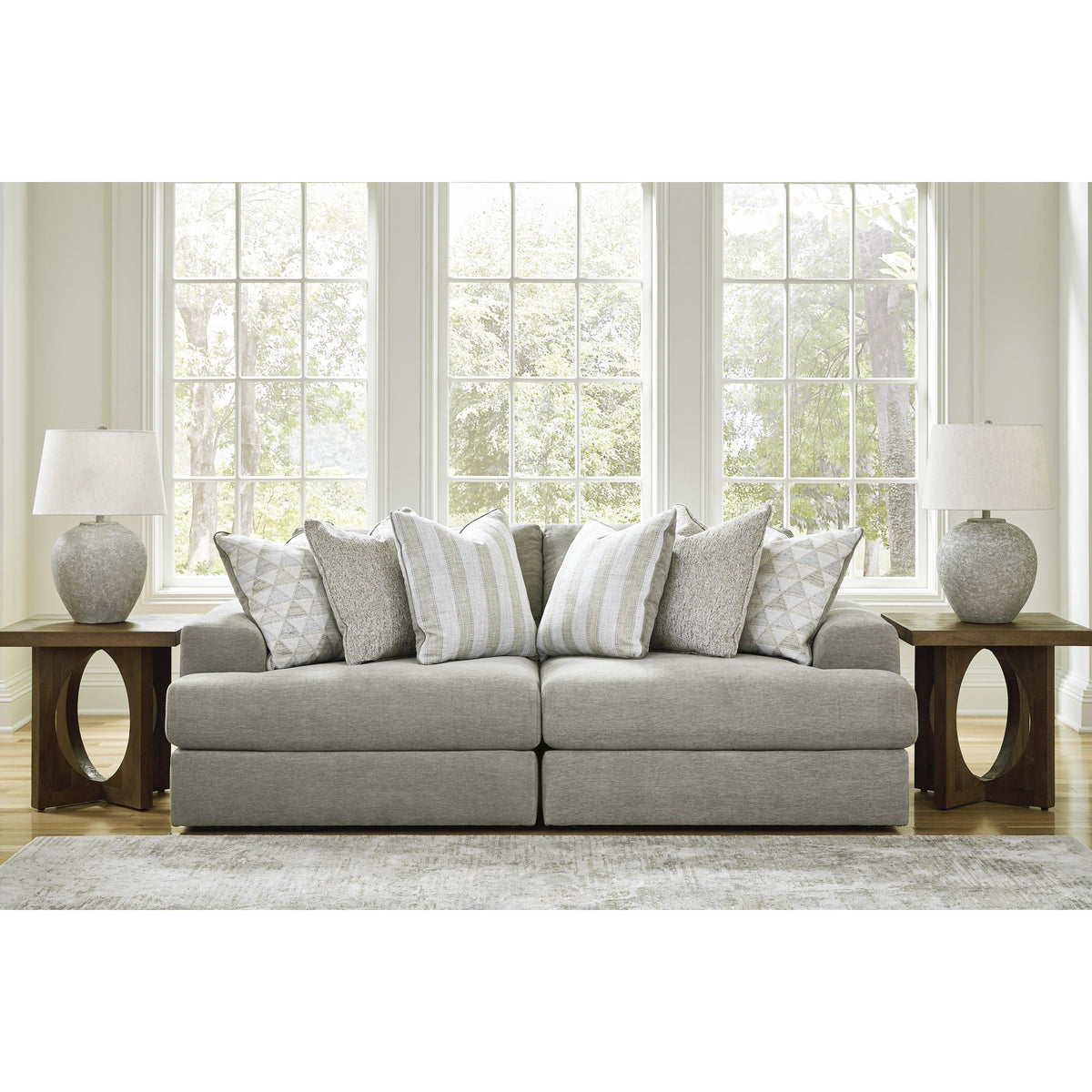 Signature Design by Ashley Avaliyah 58103S1 2 pc Sectional Loveseat IMAGE 1