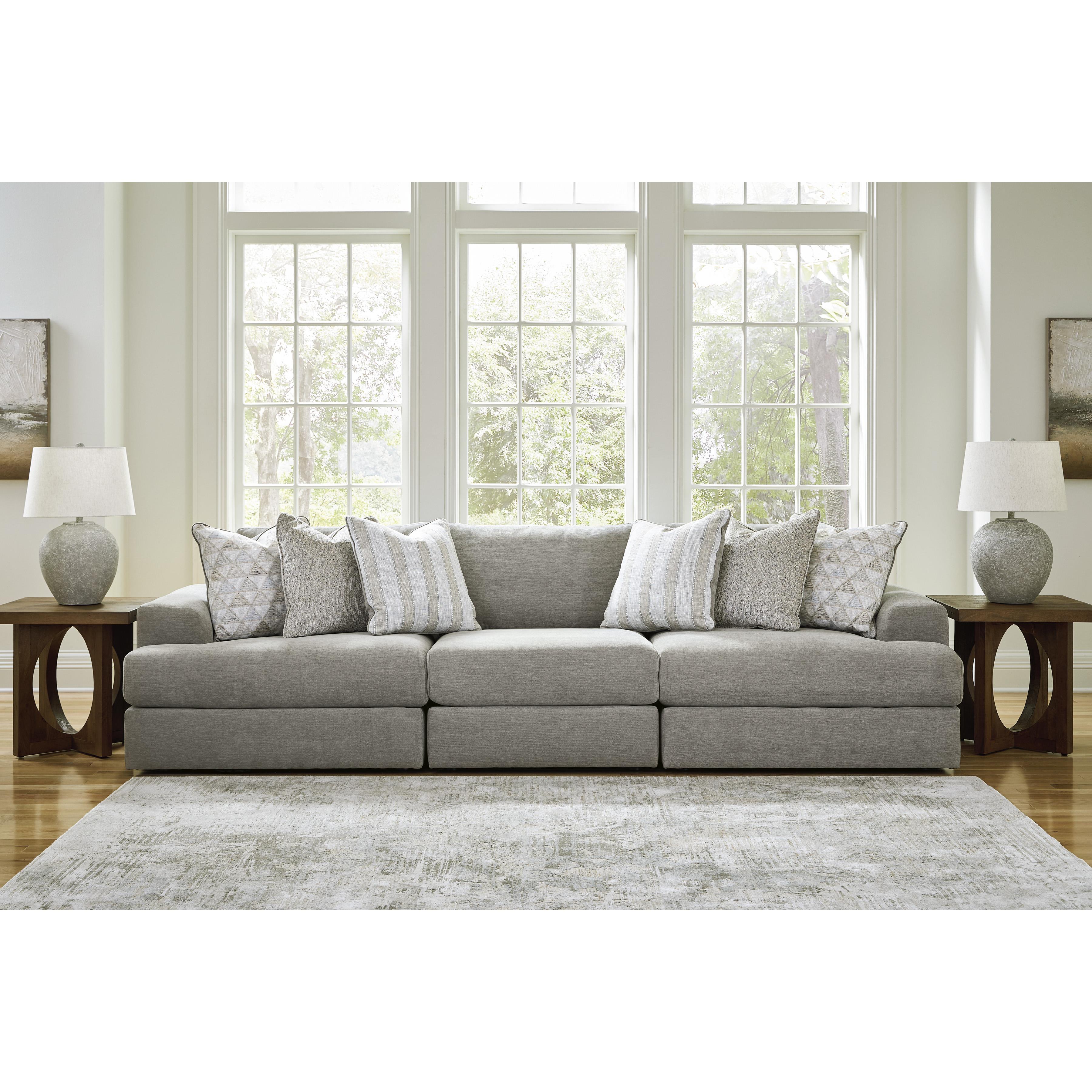 Signature Design by Ashley Avaliyah 58103S2 3 pc Sectional Sofa IMAGE 1