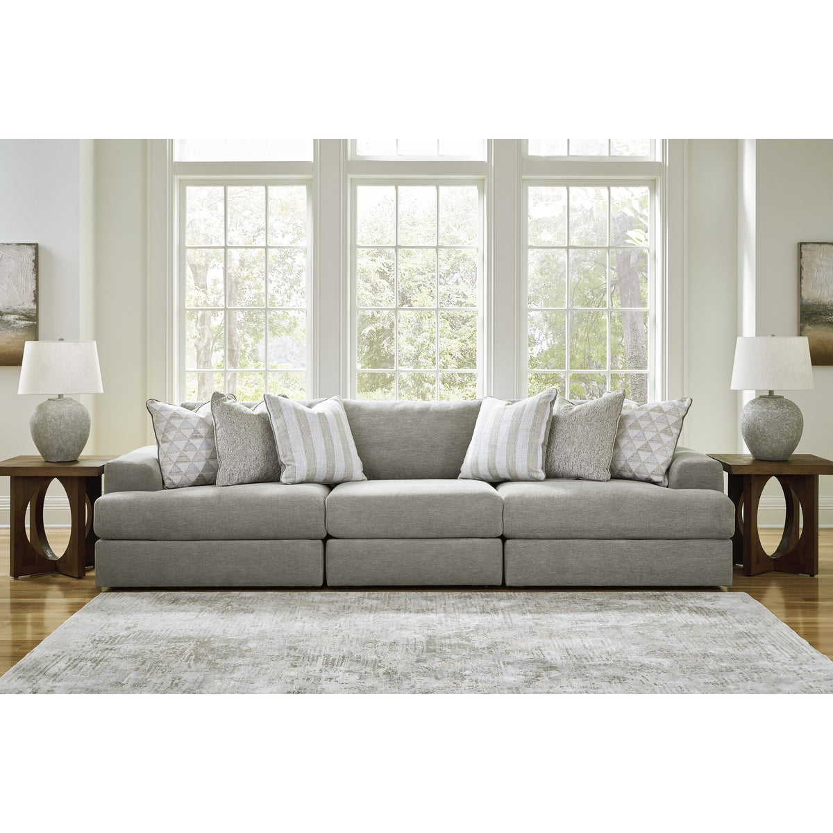 Signature Design by Ashley Avaliyah 58103S2 3 pc Sectional Sofa IMAGE 1