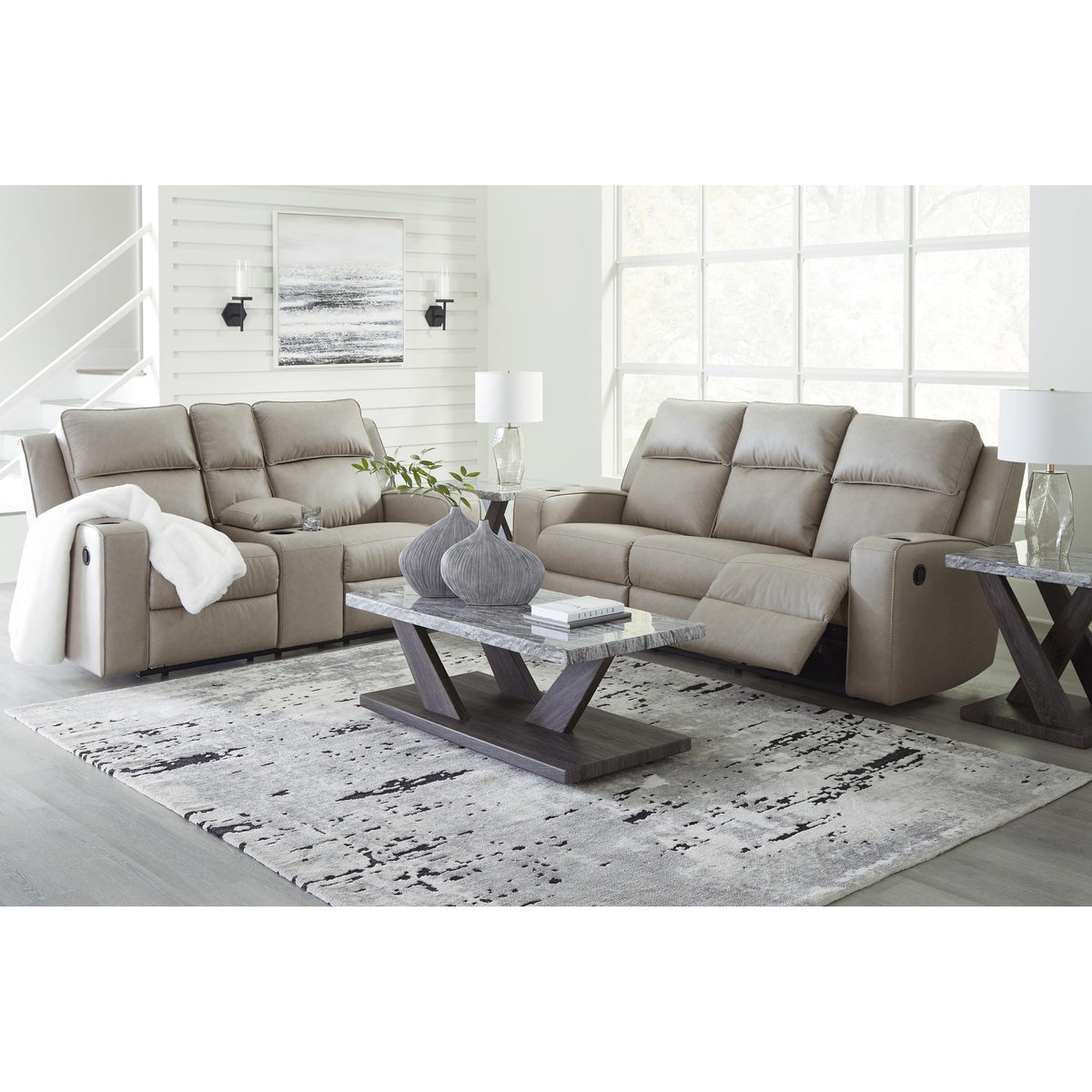 Signature Design by Ashley Lavenhorne 6330794 Double Reclining Loveseat with Console IMAGE 10
