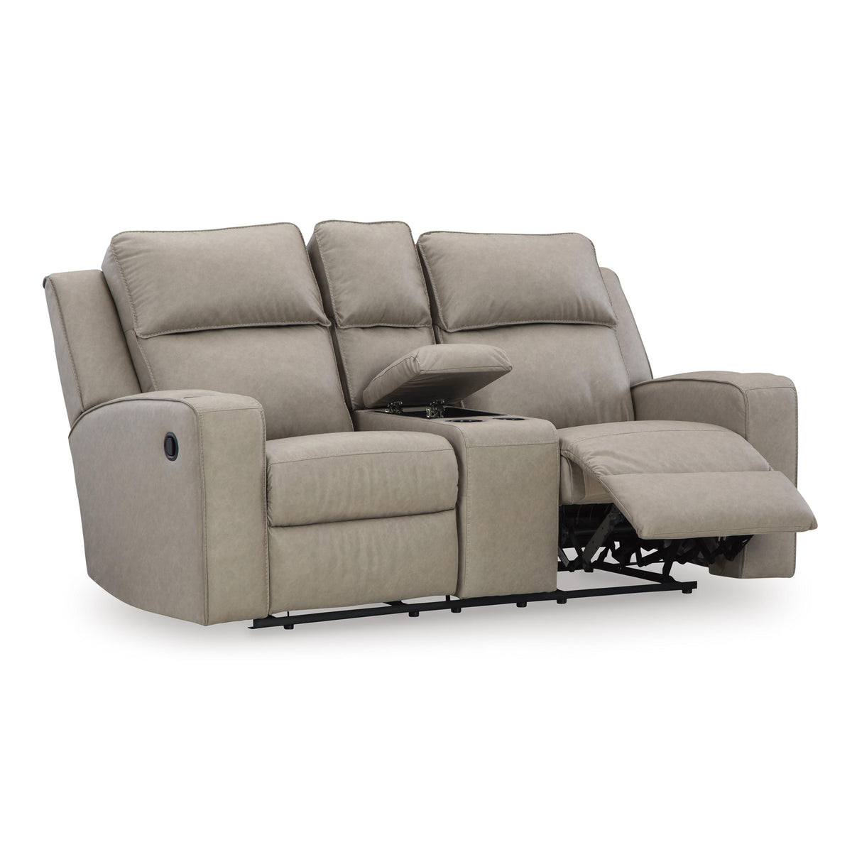 Signature Design by Ashley Lavenhorne 6330794 Double Reclining Loveseat with Console IMAGE 2