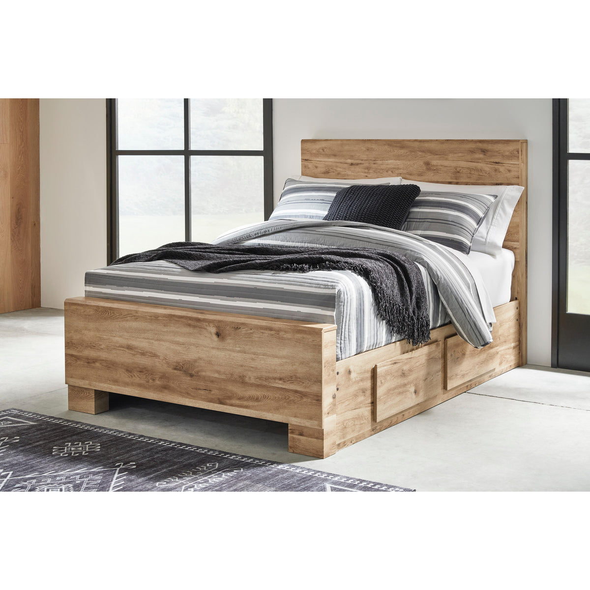 Signature Design by Ashley Hyanna B1050B29 Full Panel Bed with 2 Side Storage IMAGE 5
