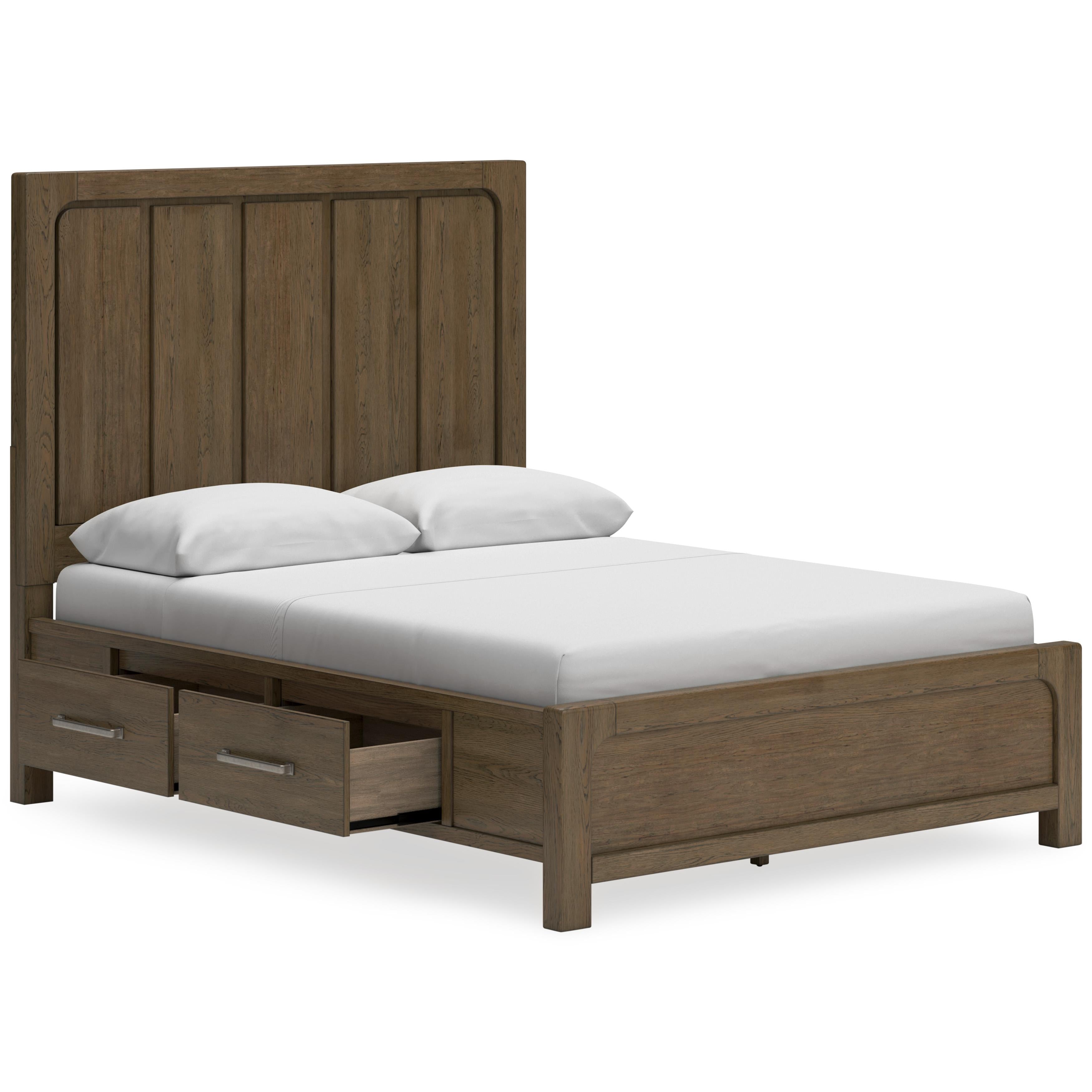 Signature Design by Ashley Cabalynn B974B4 Queen Panel Bed with Storage IMAGE 2