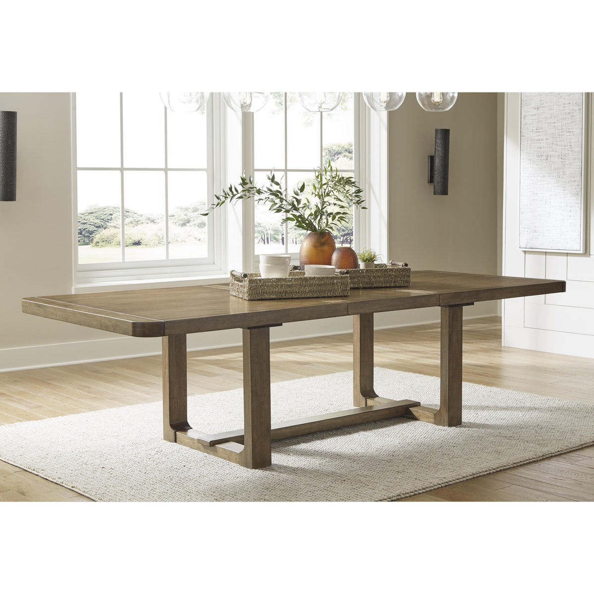 Signature Design by Ashley Cabalynn D974-35 Rectangular Dining Room Extension Table IMAGE 8