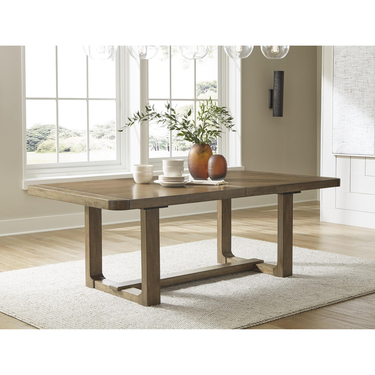 Signature Design by Ashley Cabalynn D974-35 Rectangular Dining Room Extension Table IMAGE 9