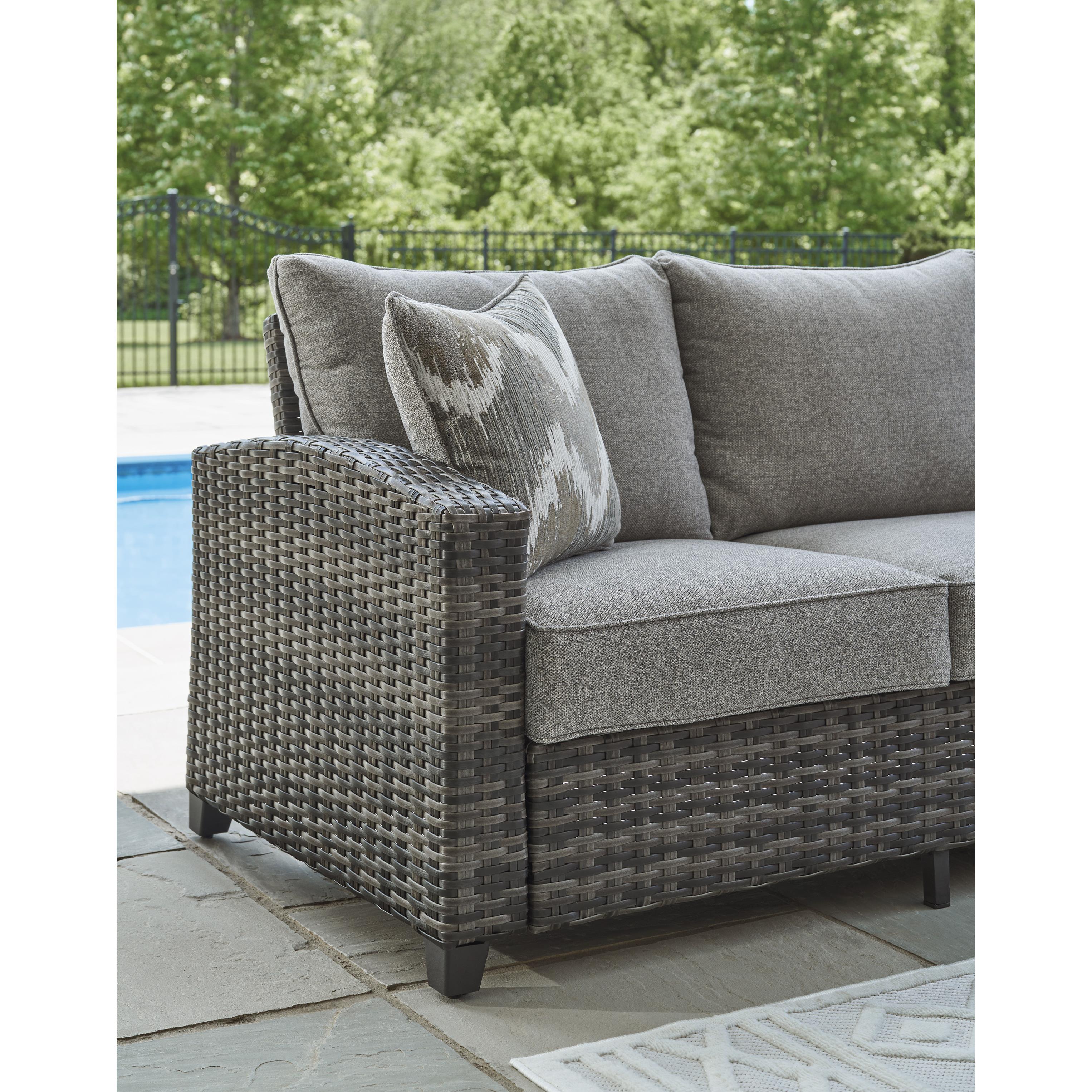 Signature Design by Ashley Oasis Court P335-081 Sofa/Chairs/Table Set IMAGE 12