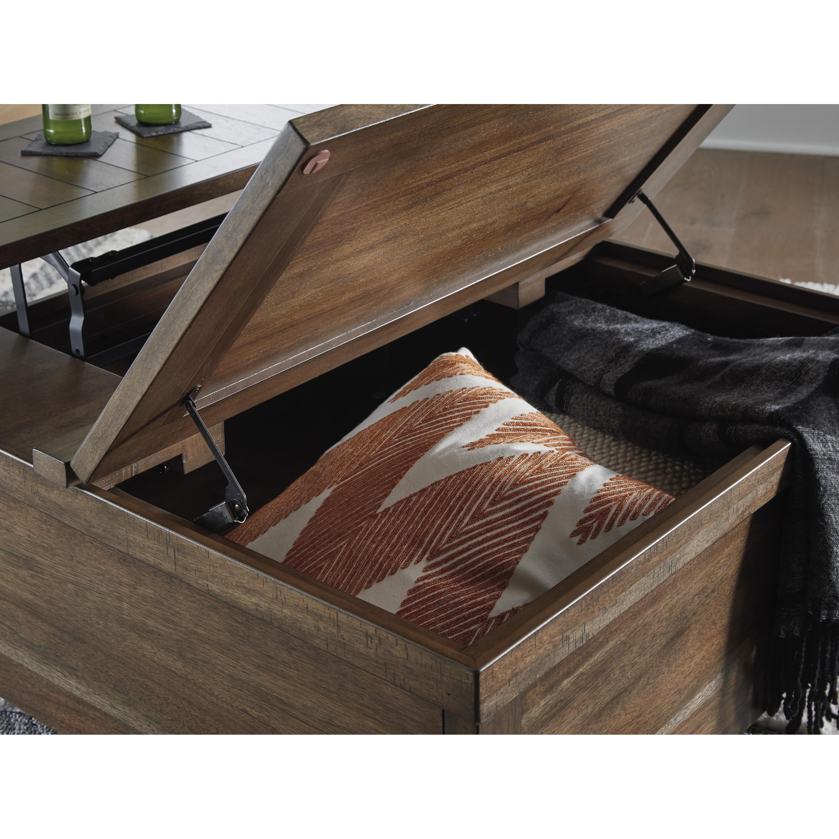 Signature Design by Ashley Moriville T731-9 Lift Top Cocktail Table IMAGE 7
