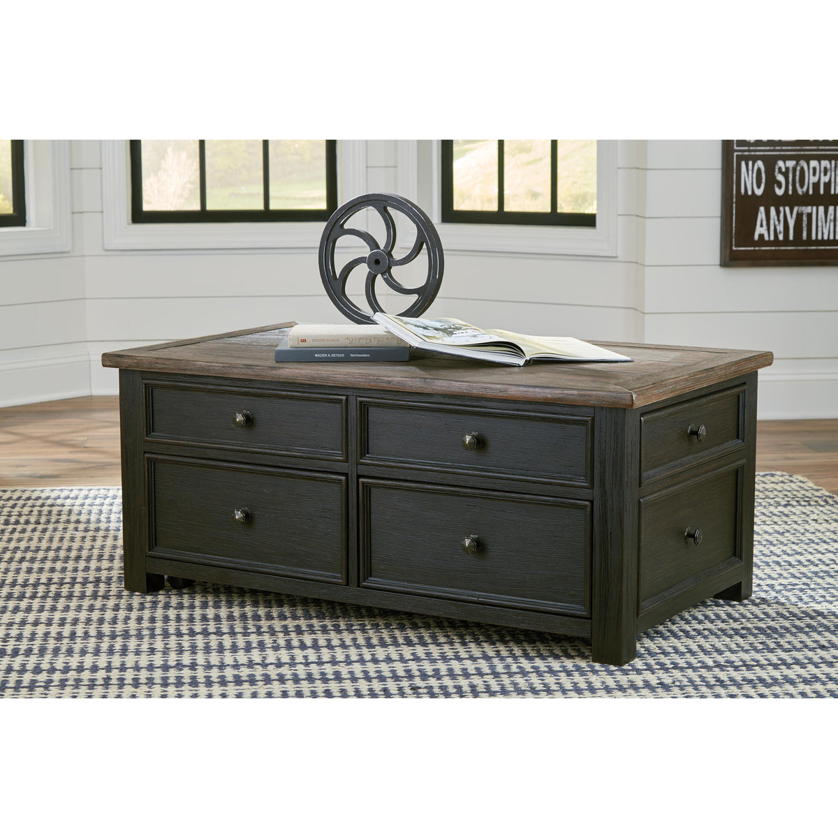 Signature Design by Ashley Tyler Creek T736T2 Coffee Table and 2 End Tables IMAGE 2