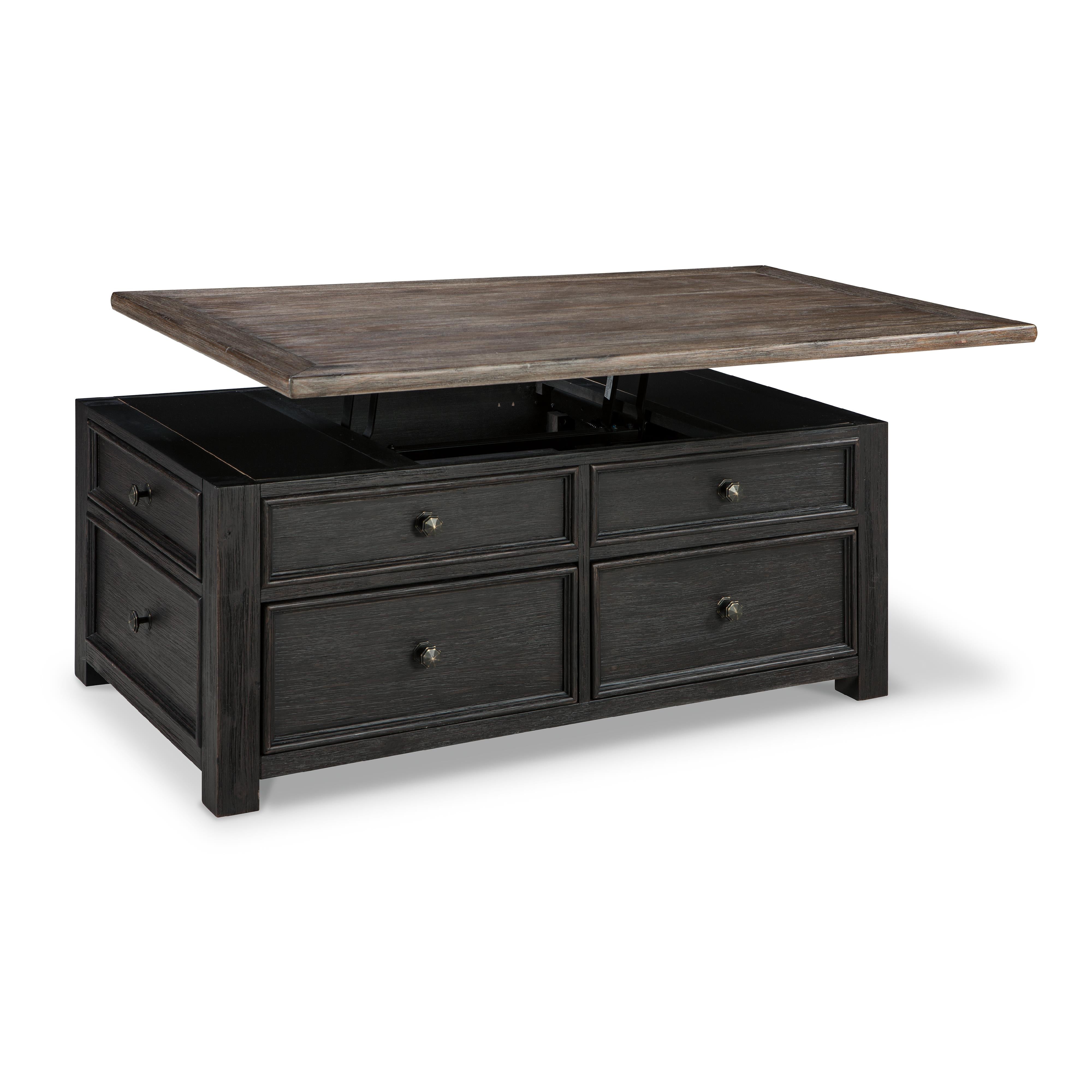 Signature Design by Ashley Tyler Creek T736T3 Coffee Table and 2 End Tables with Console IMAGE 14