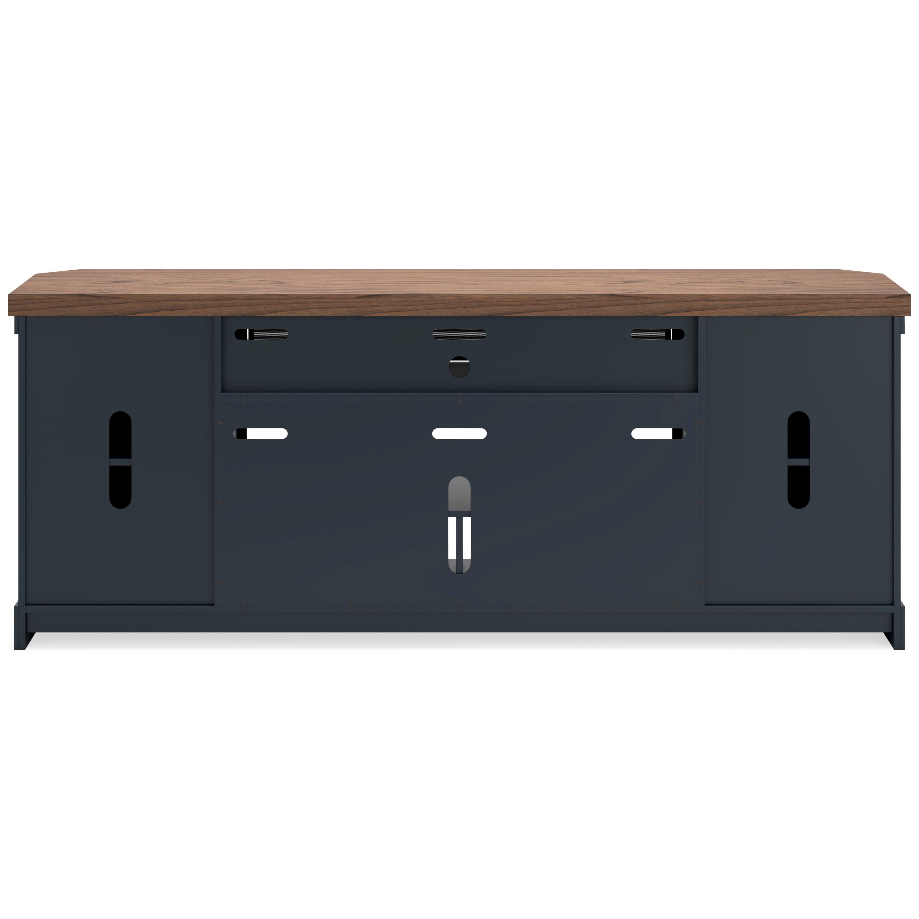 Signature Design by Ashley Landocken W402-68 XL TV Stand with Fireplace Option IMAGE 5