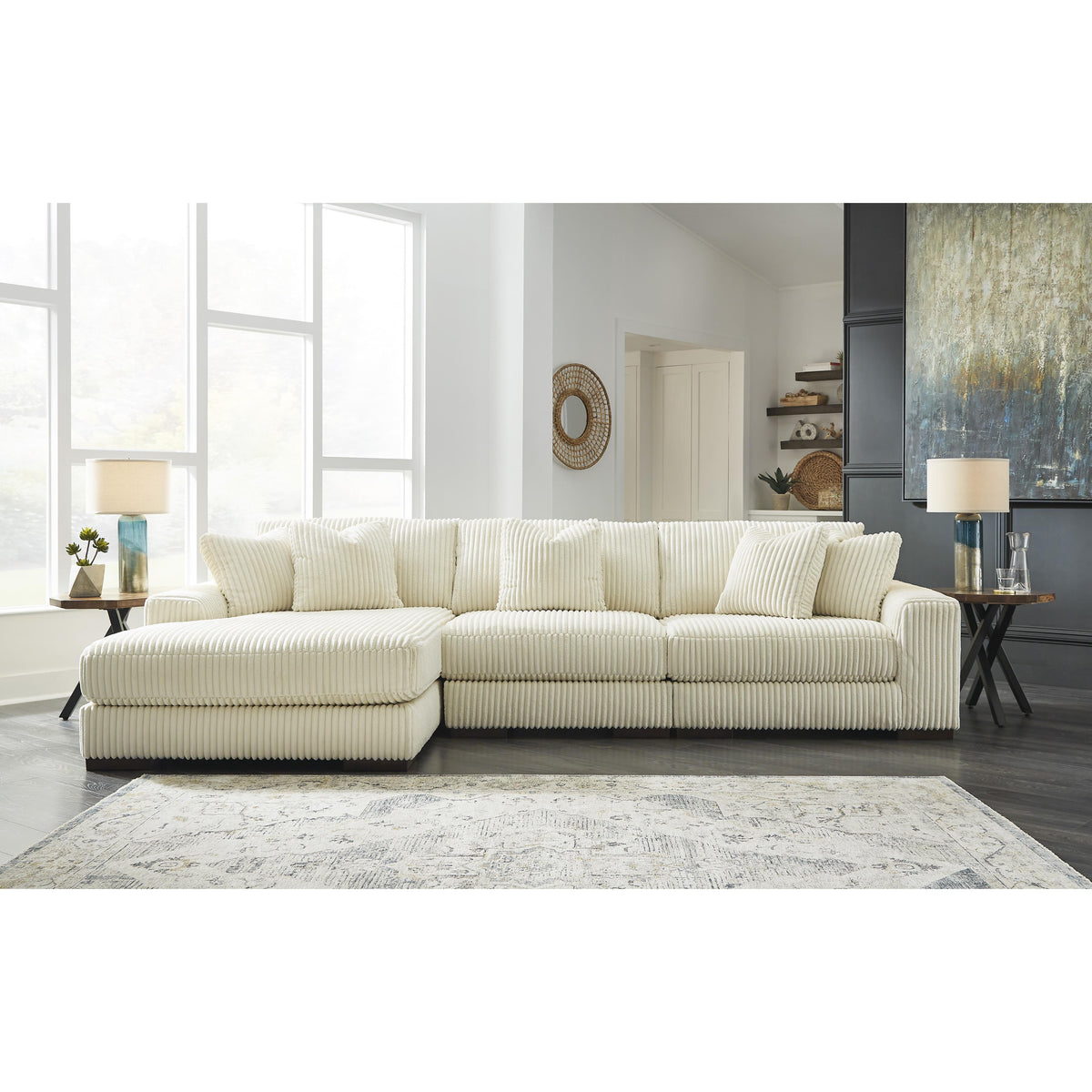 Signature Design by Ashley Lindyn 21104S13 3 pc Sectional with Chaise IMAGE 2