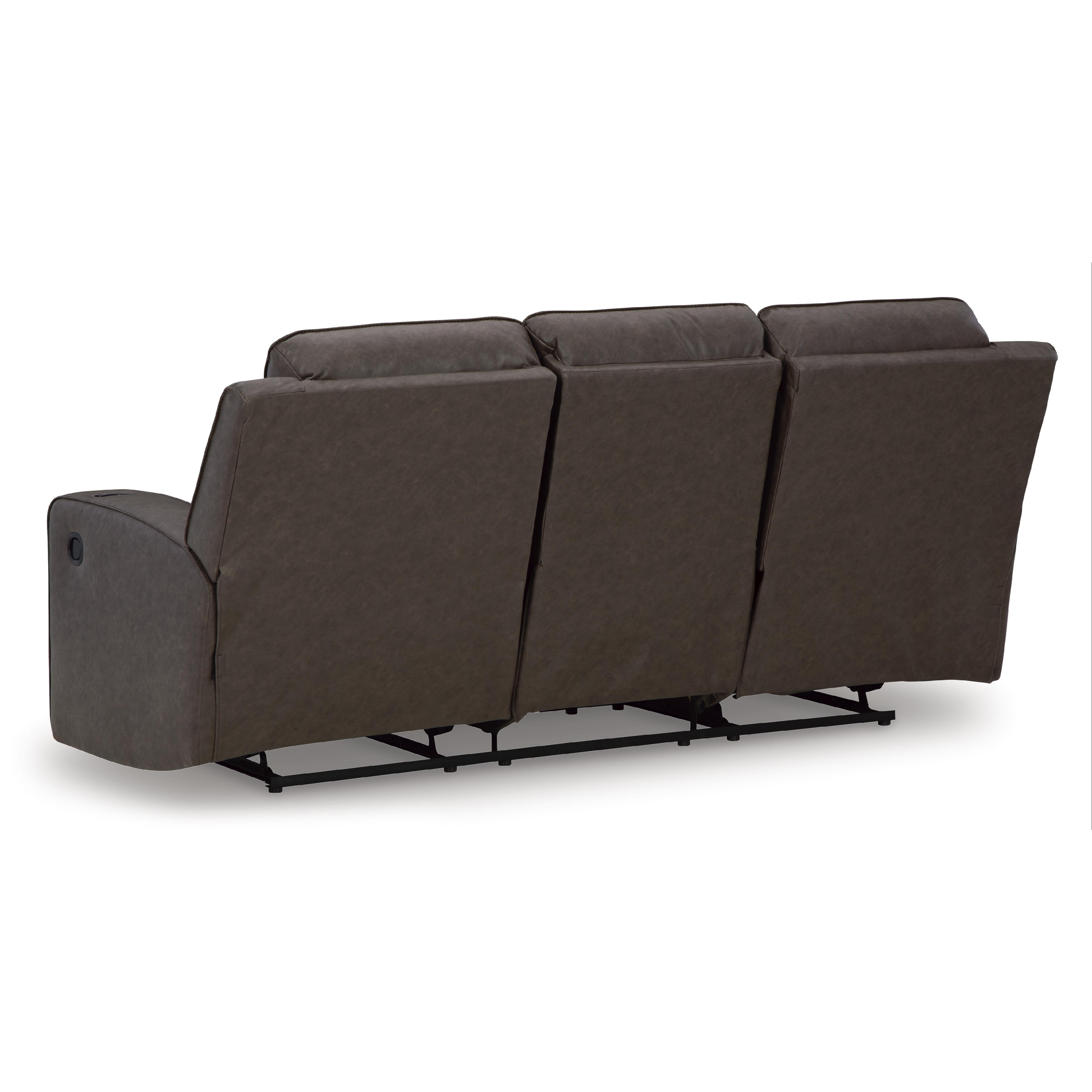 Signature Design by Ashley Lavenhorne 6330689C Reclining Sofa with Drop Down Table IMAGE 5
