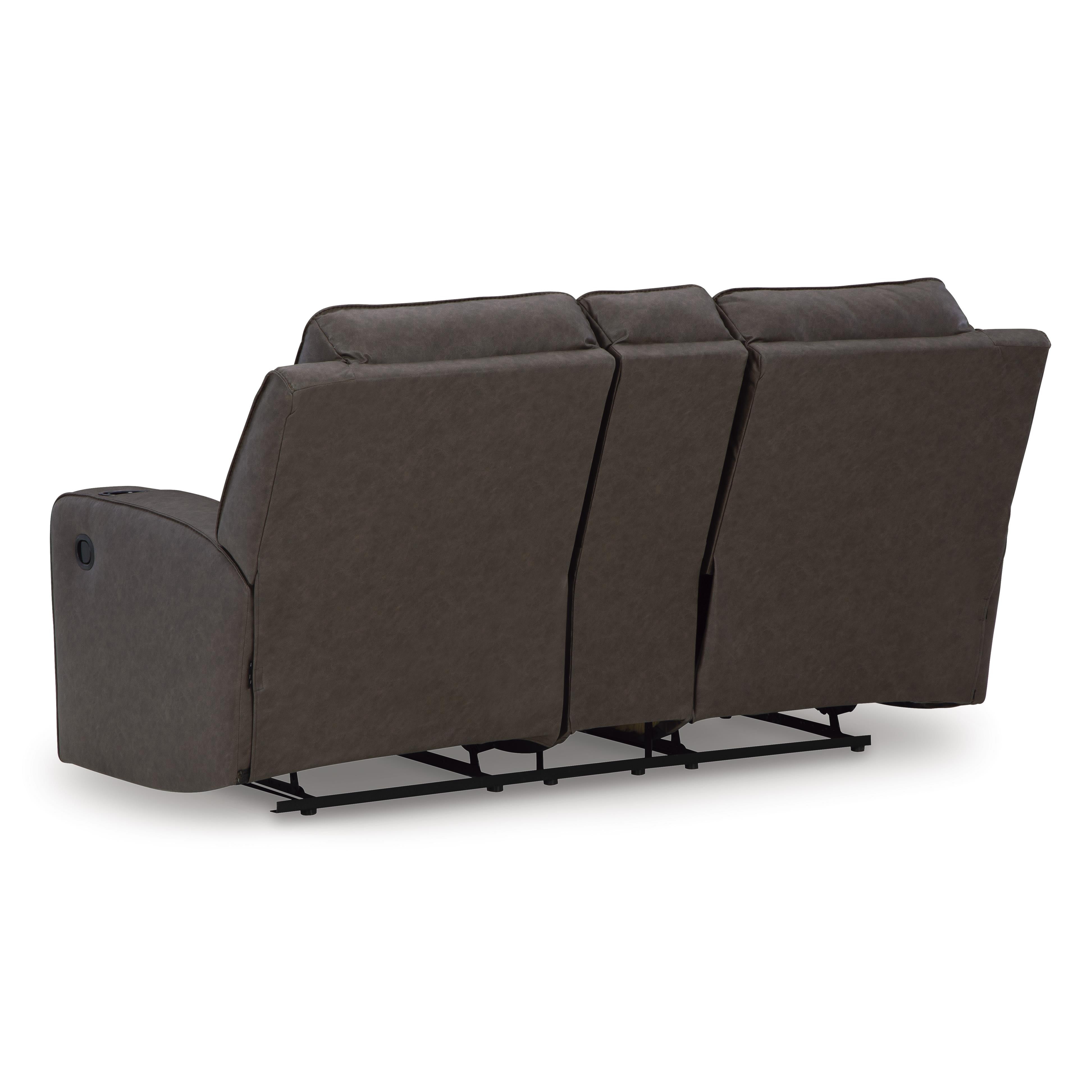 Signature Design by Ashley Lavenhorne 6330694C Double Reclining Loveseat with Console IMAGE 5