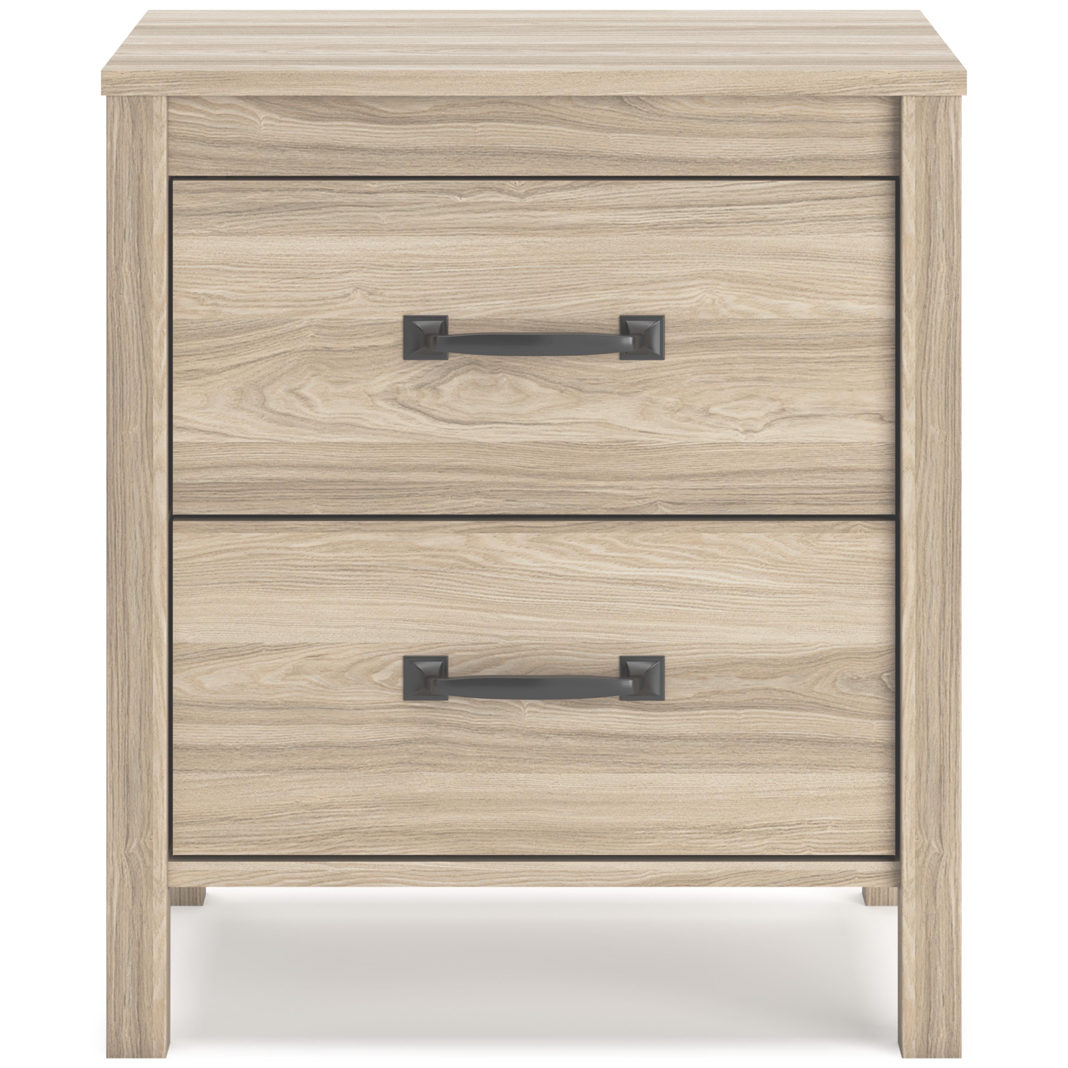 Signature Design by Ashley Battelle EB3929-292 Two Drawer Night Stand IMAGE 3
