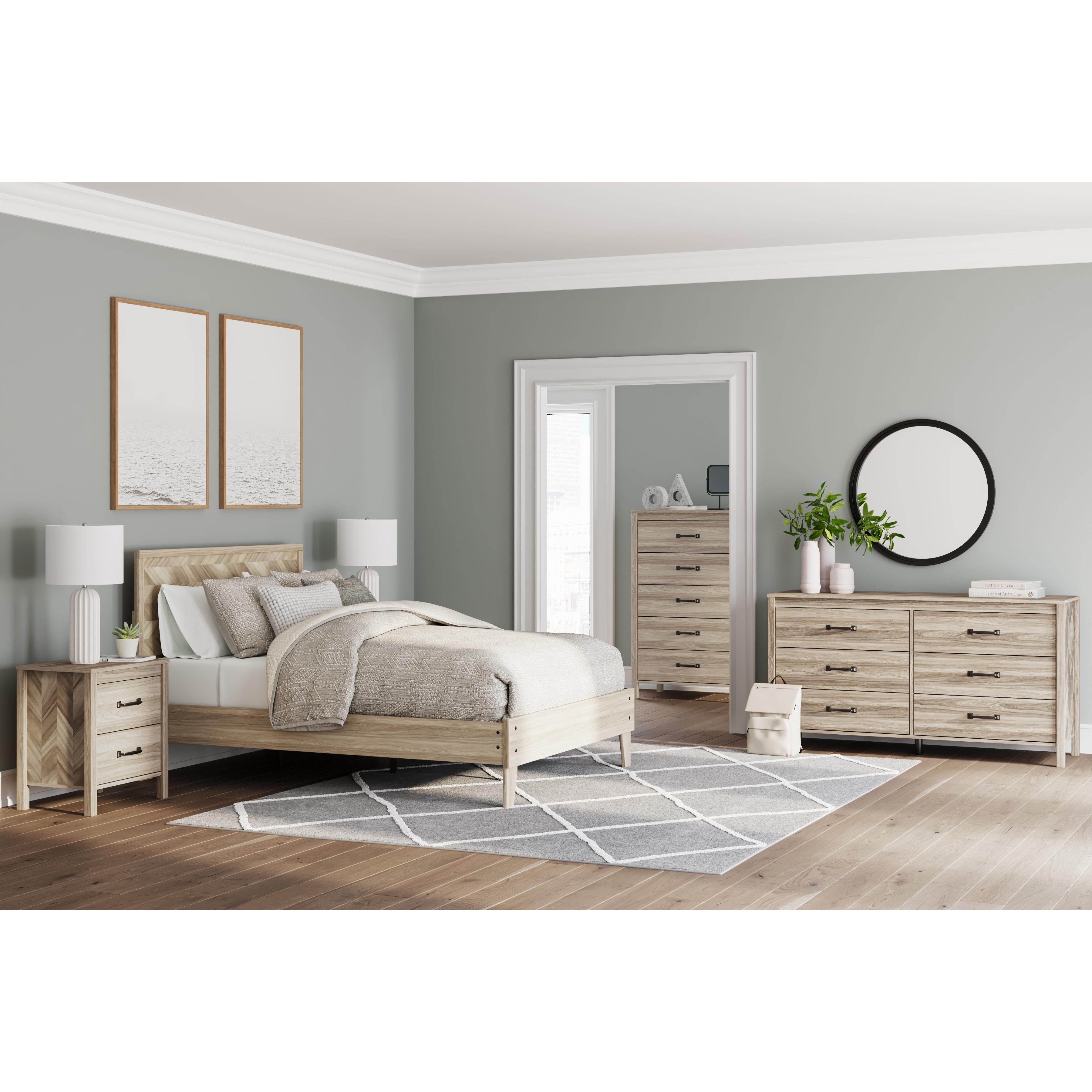 Signature Design by Ashley Battelle EB3929-292 Two Drawer Night Stand IMAGE 8
