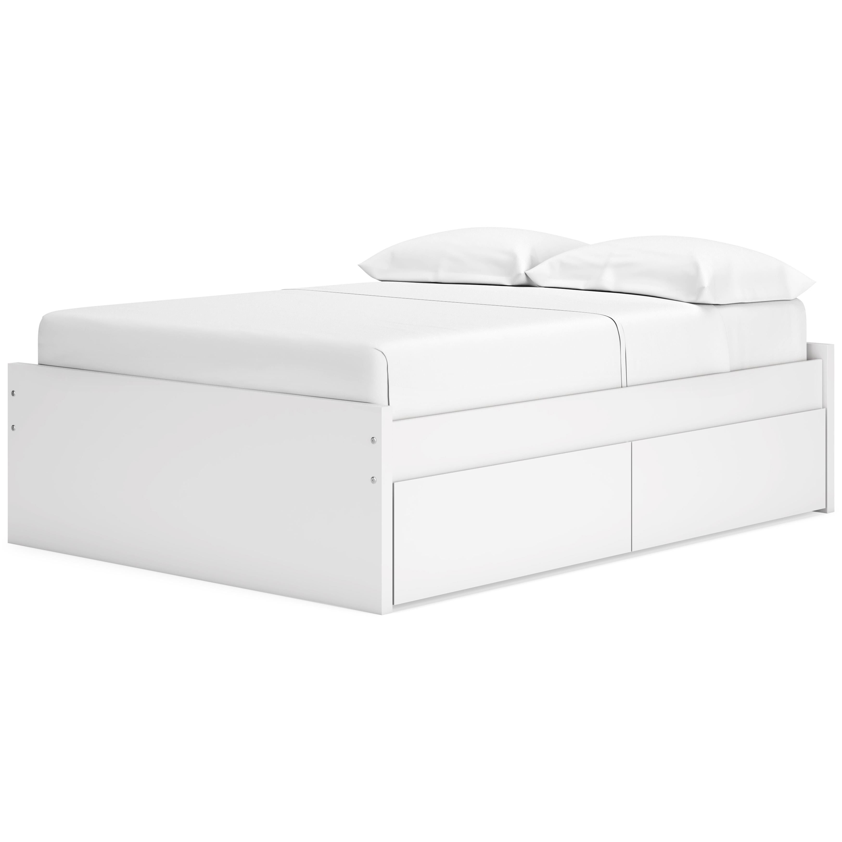Signature Design by Ashley Onita EB9630B13 Full Platform Bed with 2 Side Storage IMAGE 3