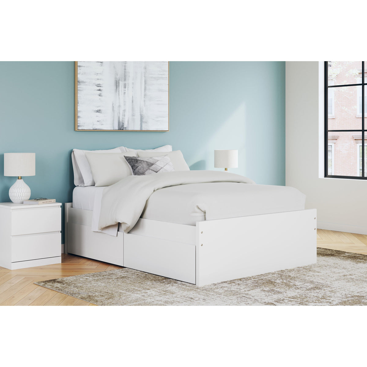 Signature Design by Ashley Onita EB9630B13 Full Platform Bed with 2 Side Storage IMAGE 8