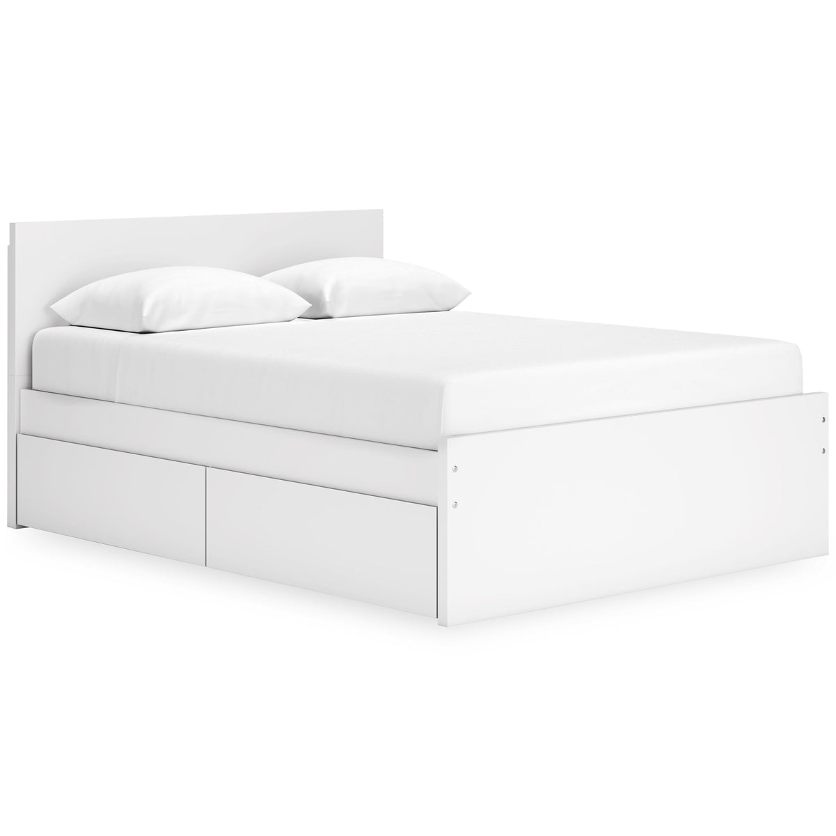 Signature Design by Ashley Onita EB9630B16 Queen Panel Platform Bed with 2 Side Storage IMAGE 1