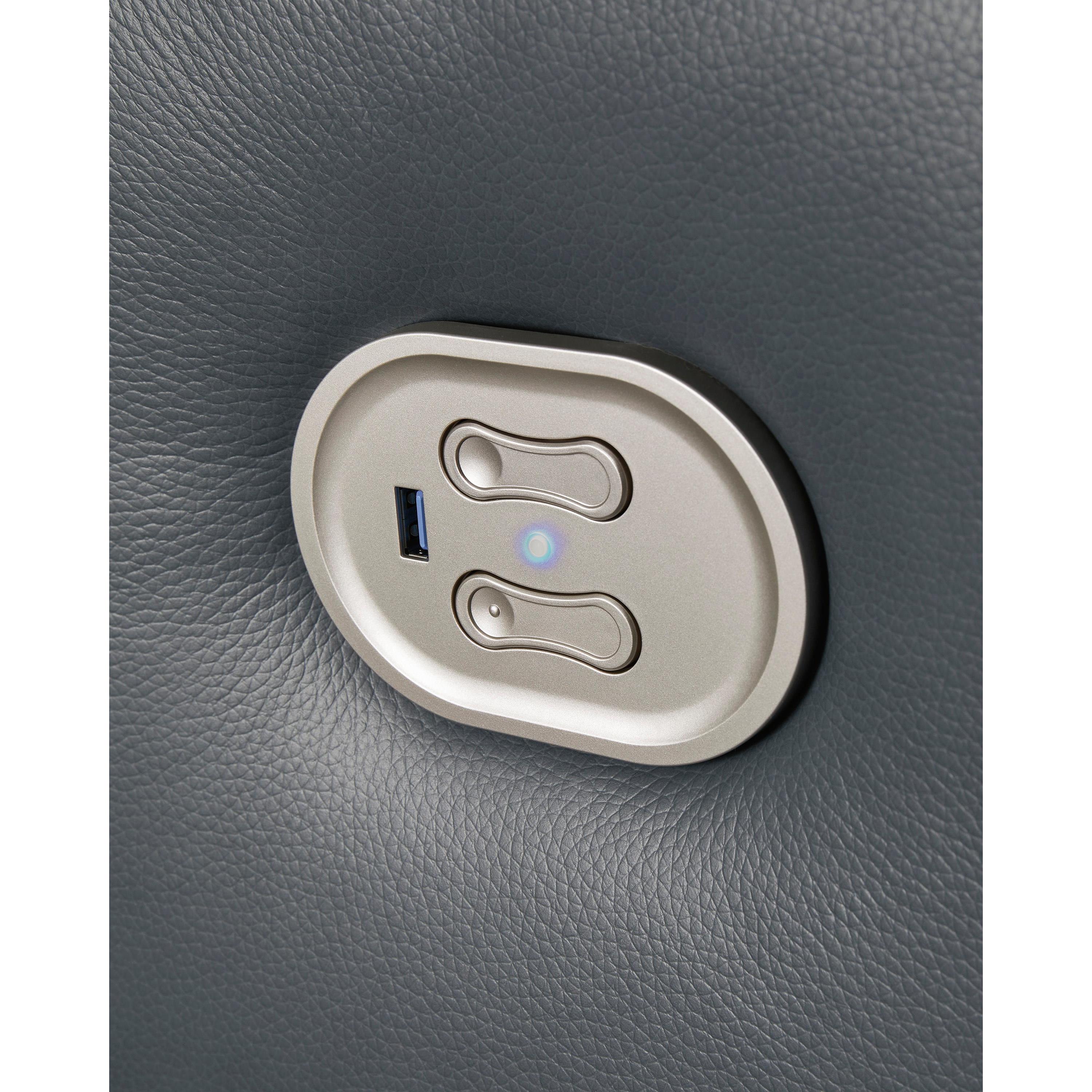 Signature Design by Ashley Mindanao U5950415C Power Reclining Sofa with Adjustable Headrest IMAGE 8