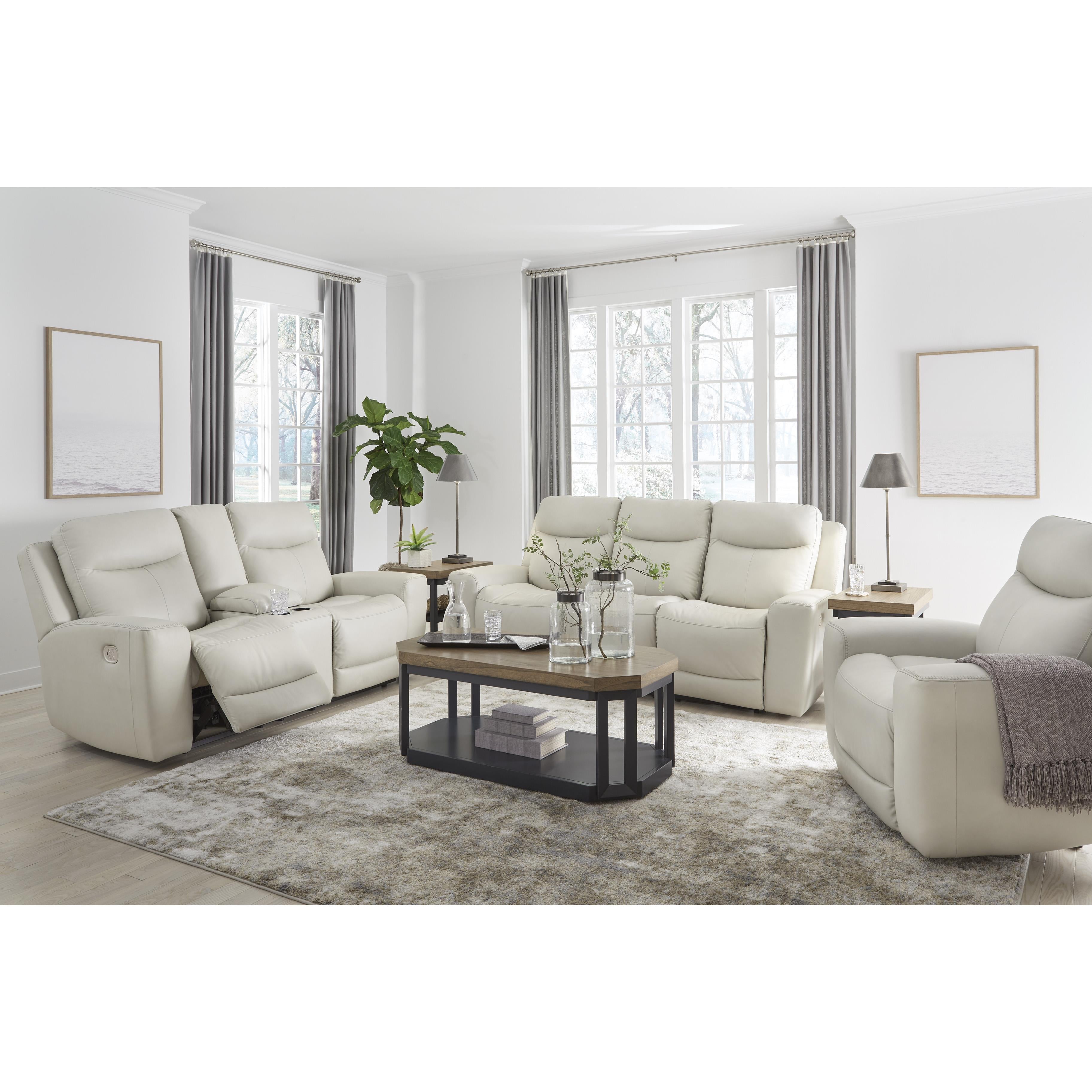 Signature Design by Ashley Mindanao U5950515C Power Reclining Sofa with Adjustable Headrest IMAGE 11