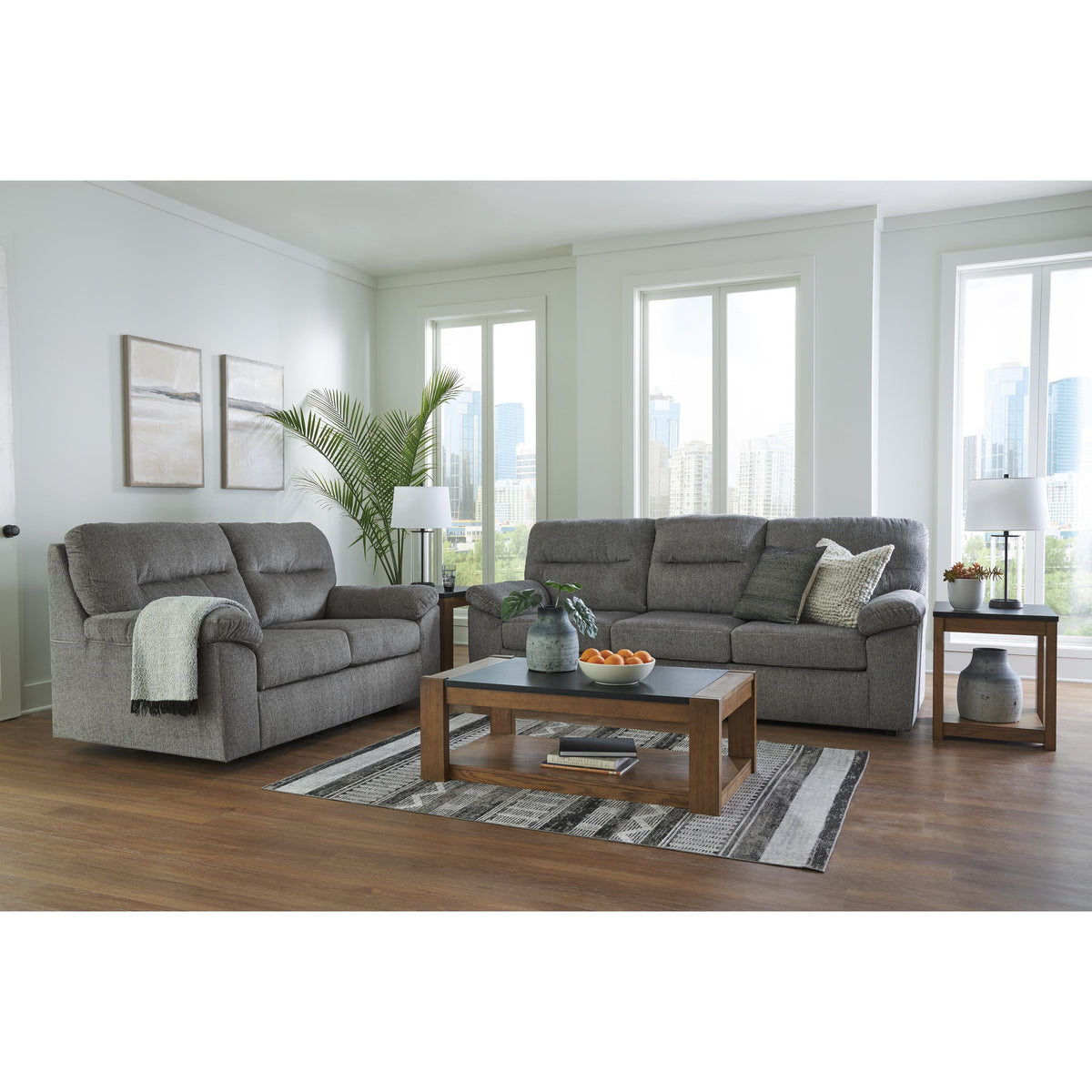 Signature Design by Ashley Bindura 3030578 Glider Loveseat IMAGE 10