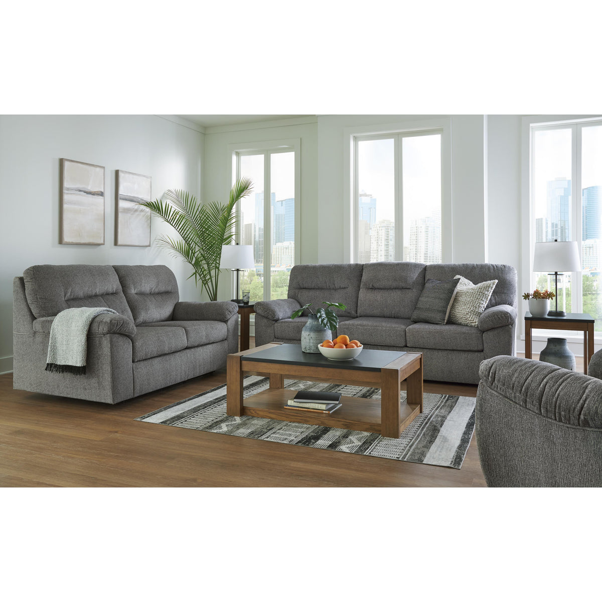 Signature Design by Ashley Bindura 3030578 Glider Loveseat IMAGE 12