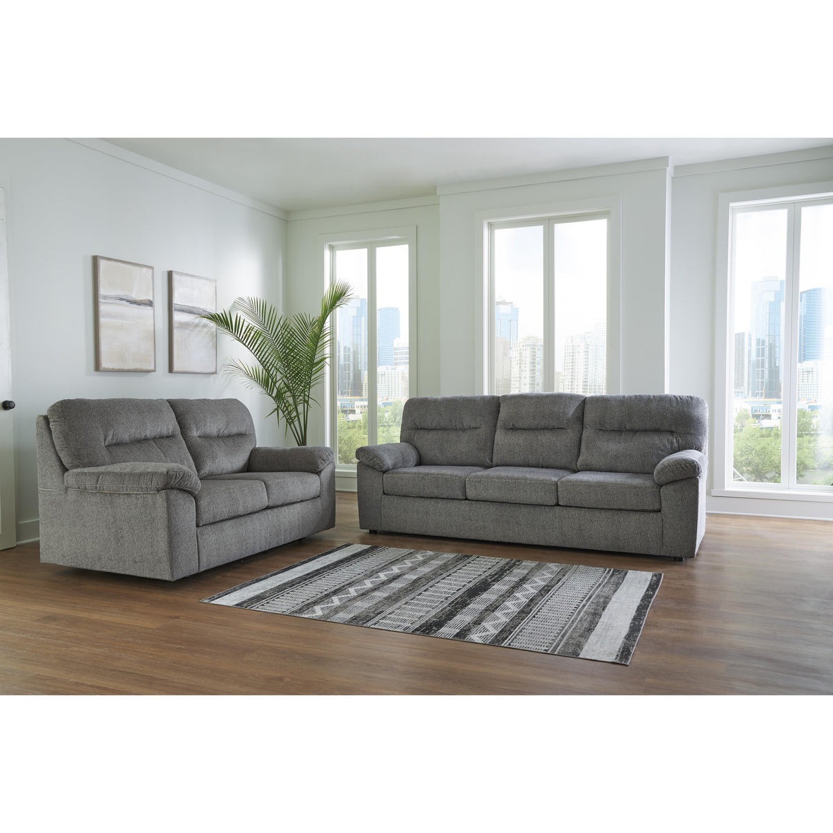 Signature Design by Ashley Bindura 3030578 Glider Loveseat IMAGE 6