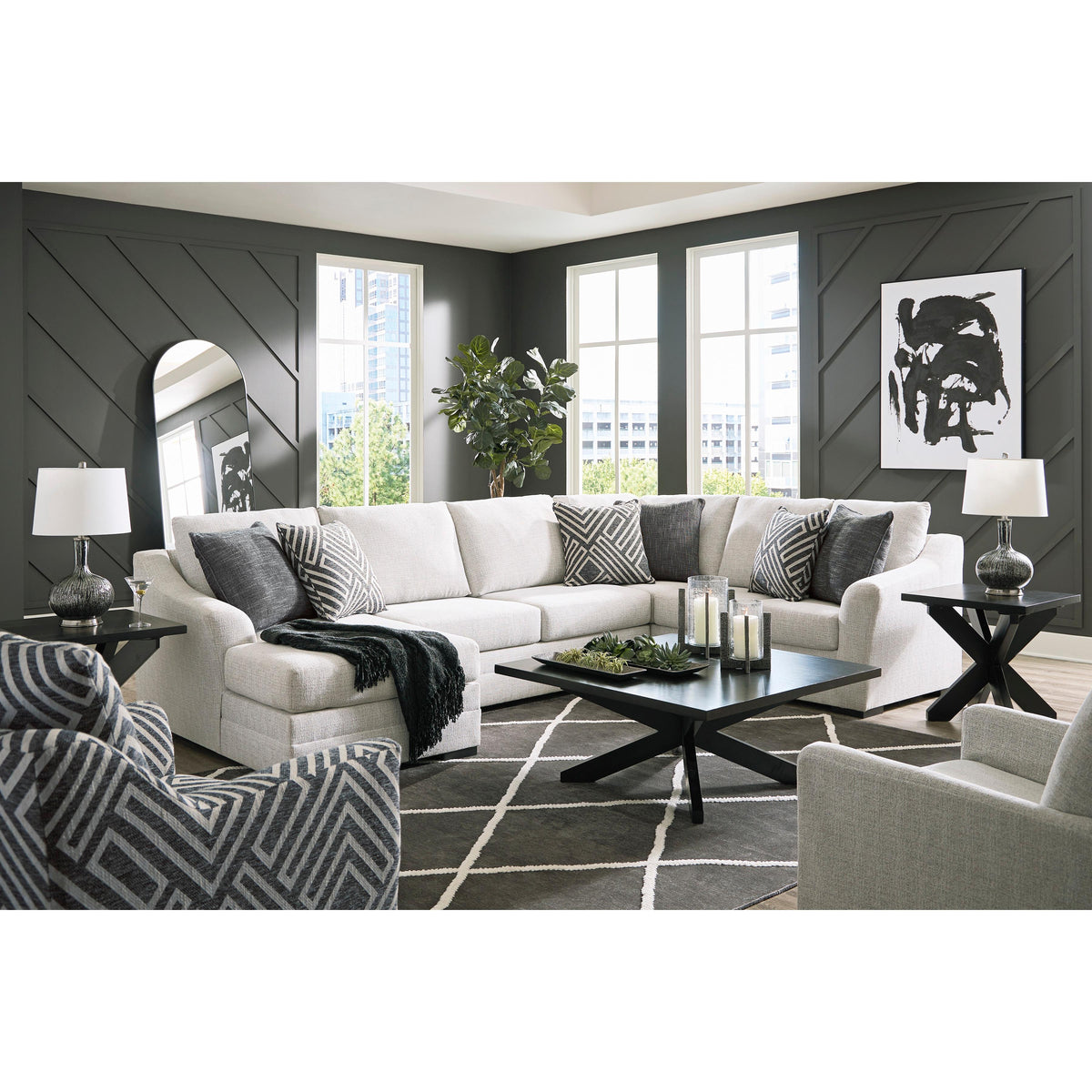 Benchcraft Koralynn 54102S1 3 pc Sectional with Chaise IMAGE 6