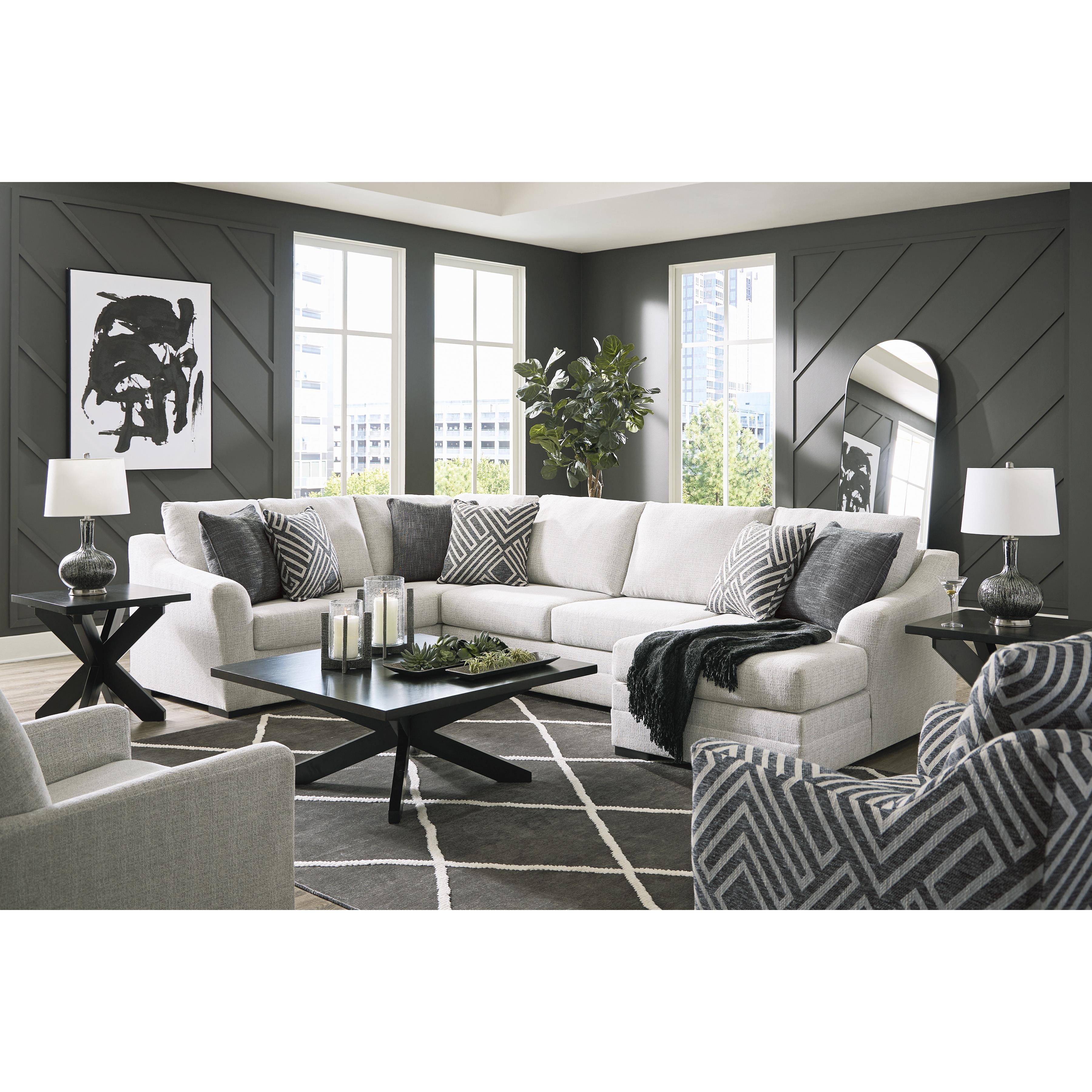 Benchcraft Koralynn 54102S2 3 pc Sectional with Chaise IMAGE 6