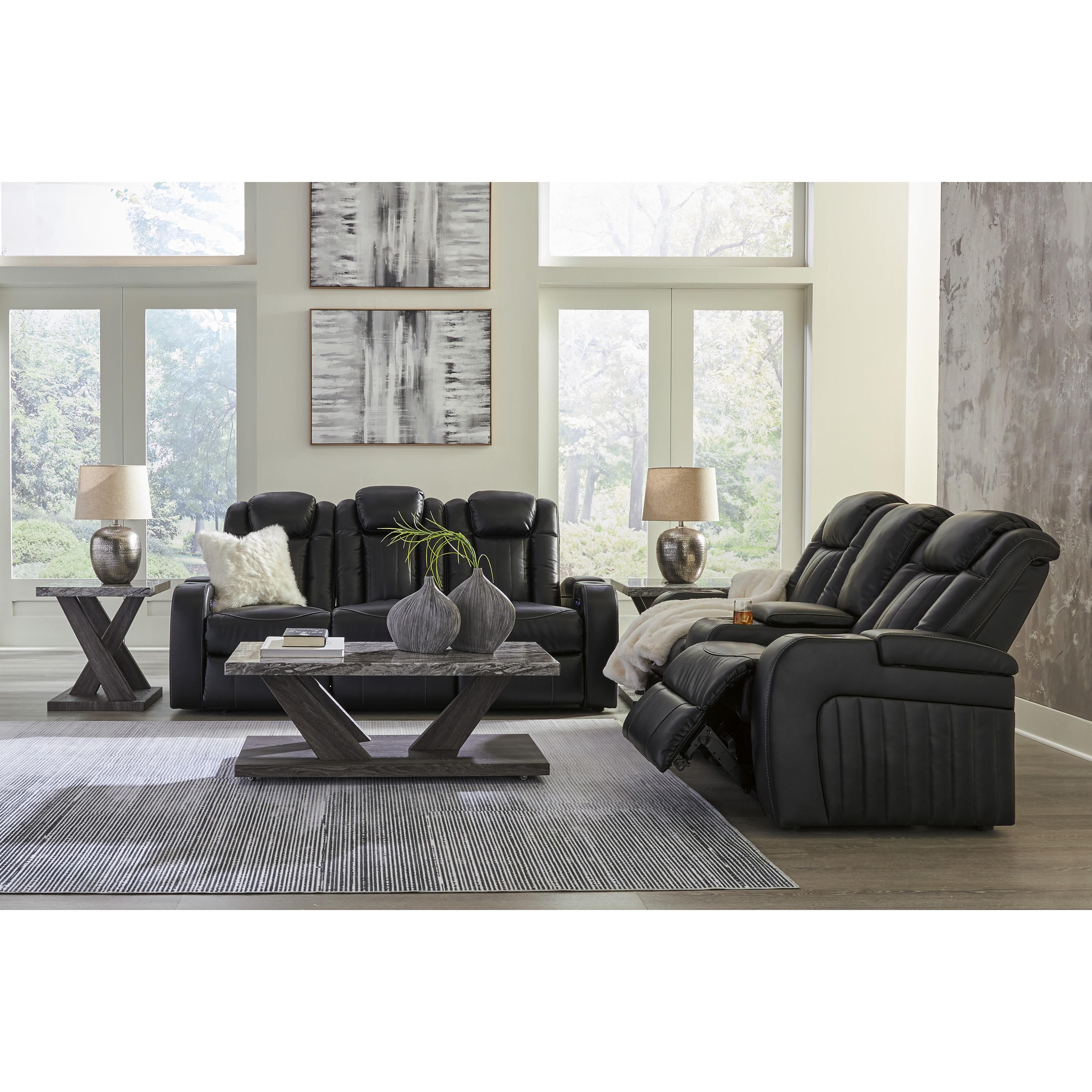 Signature Design by Ashley Caveman Den 9070313 Power Recliner with Adjustable Headrest IMAGE 14