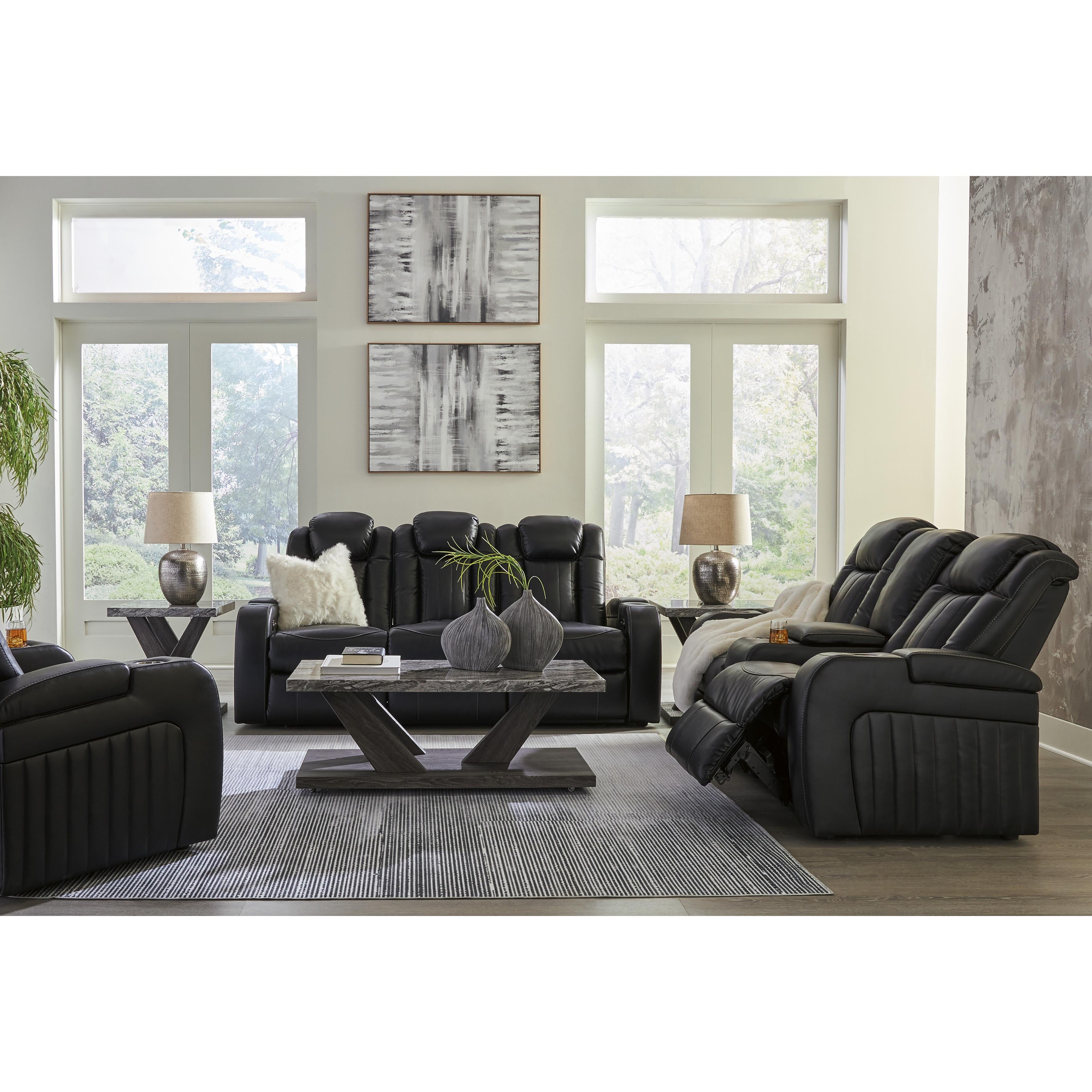 Signature Design by Ashley Caveman Den 9070313 Power Recliner with Adjustable Headrest IMAGE 17