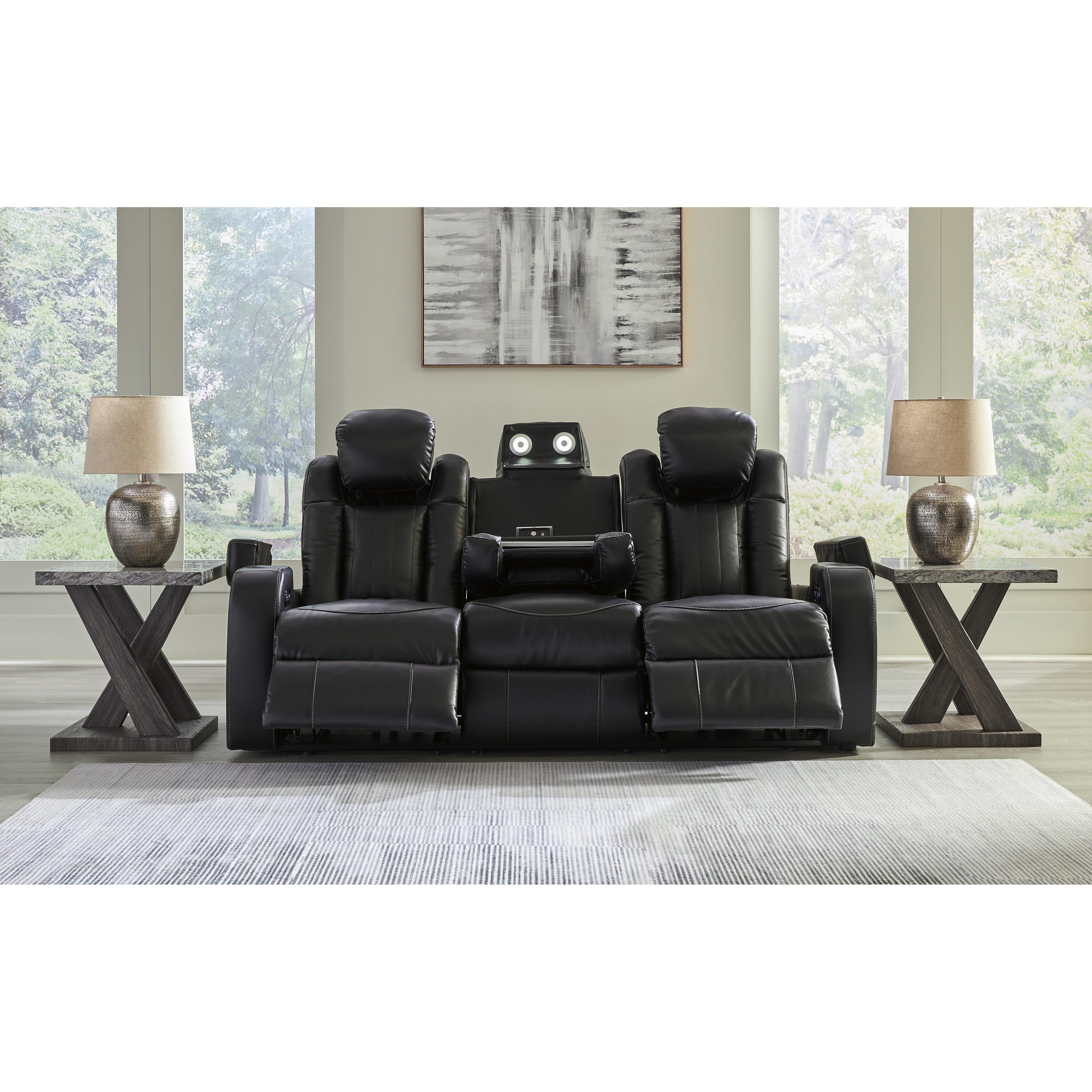 Signature Design by Ashley Caveman Den 9070315 Power Reclining Sofa with Adjustable Headrest IMAGE 7