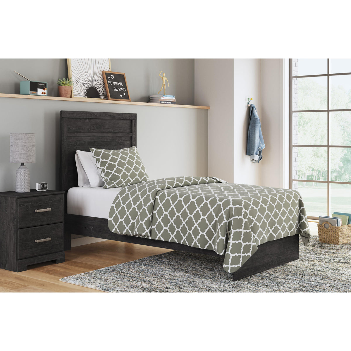 Signature Design by Ashley Belachime B2589B11 Twin Panel Bed IMAGE 6