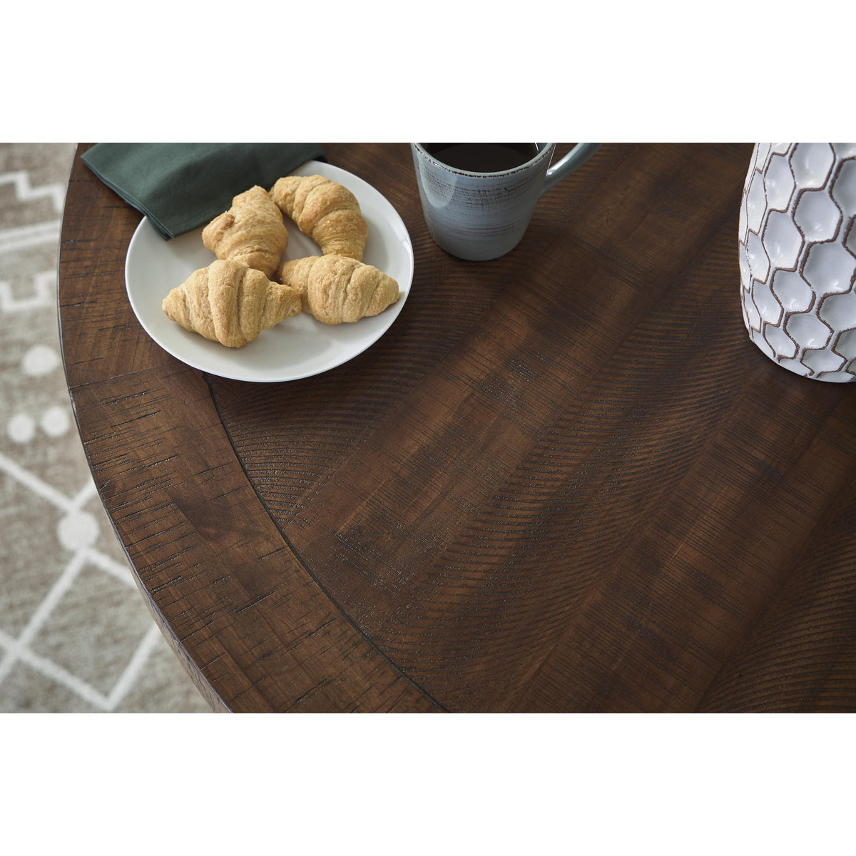 Signature Design by Ashley Valebeck D546D21 Counter Height Dining Table IMAGE 5