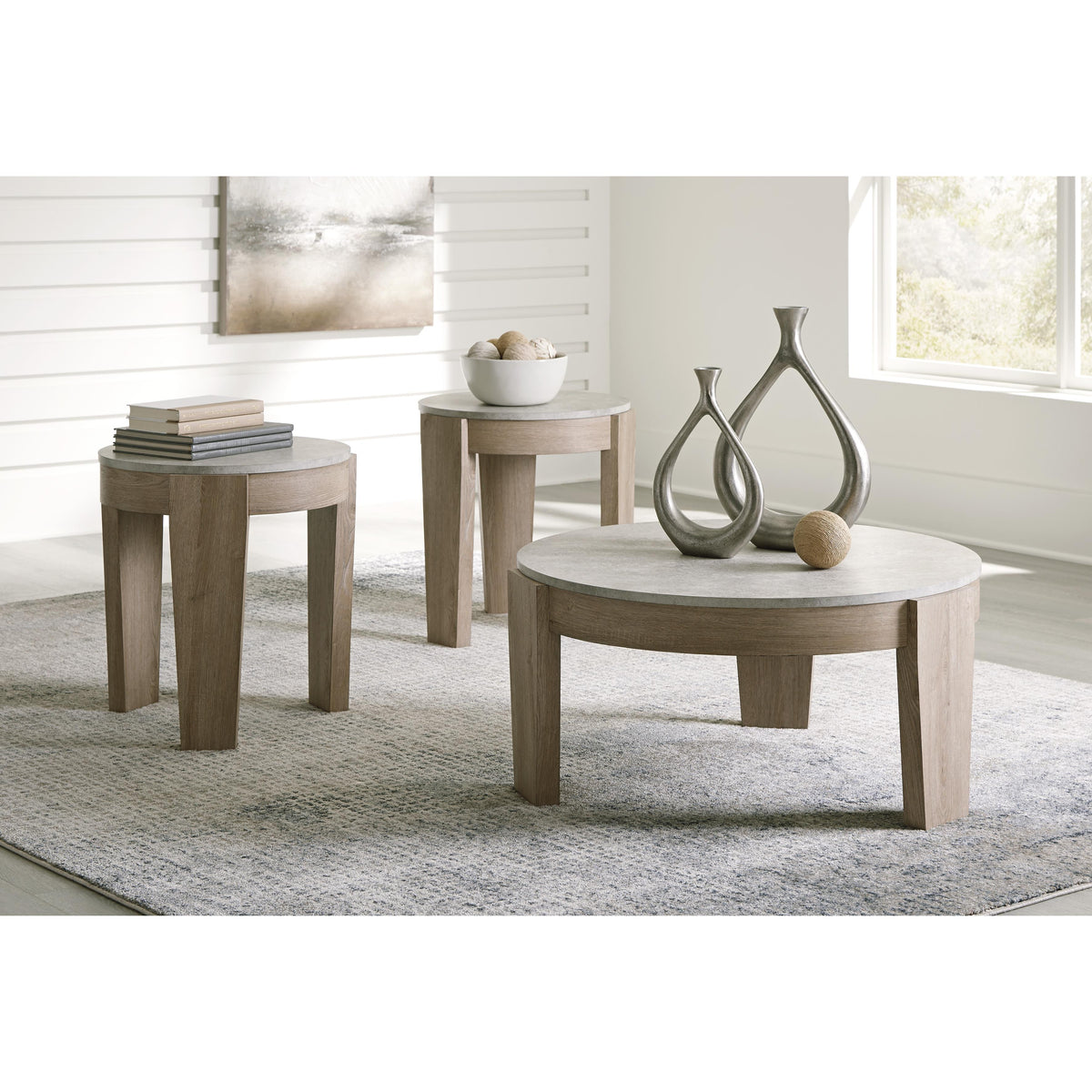 Signature Design by Ashley Guystone T237-13 Occasional Table Set IMAGE 3