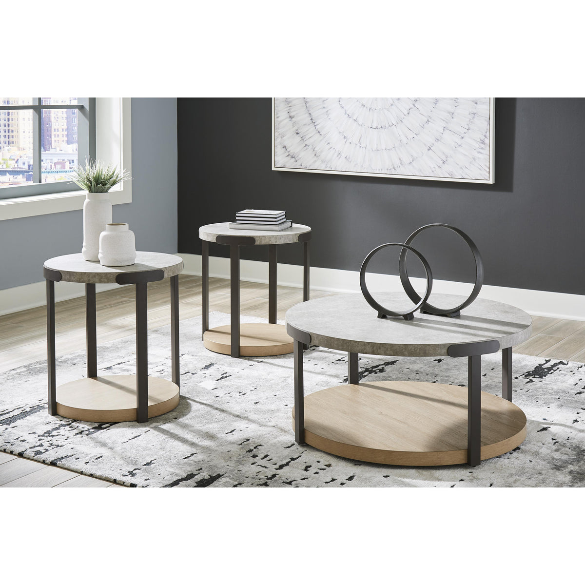 Signature Design by Ashley Darthurst T383-13 Occasional Table Set IMAGE 3