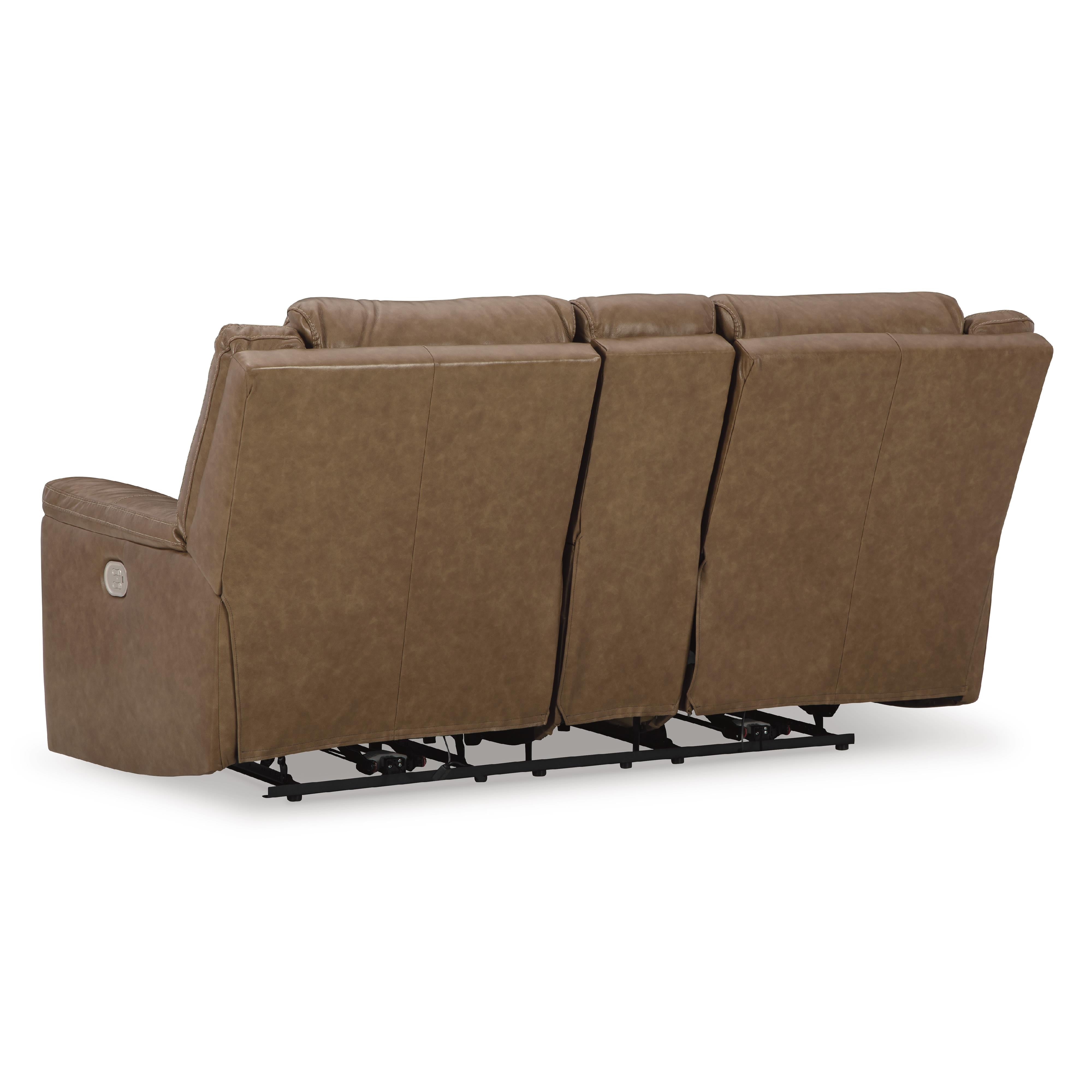 Signature Design by Ashley Trasimeno U8281518 Power Reclining Loveseat with Console and Adjustable Headrest IMAGE 5