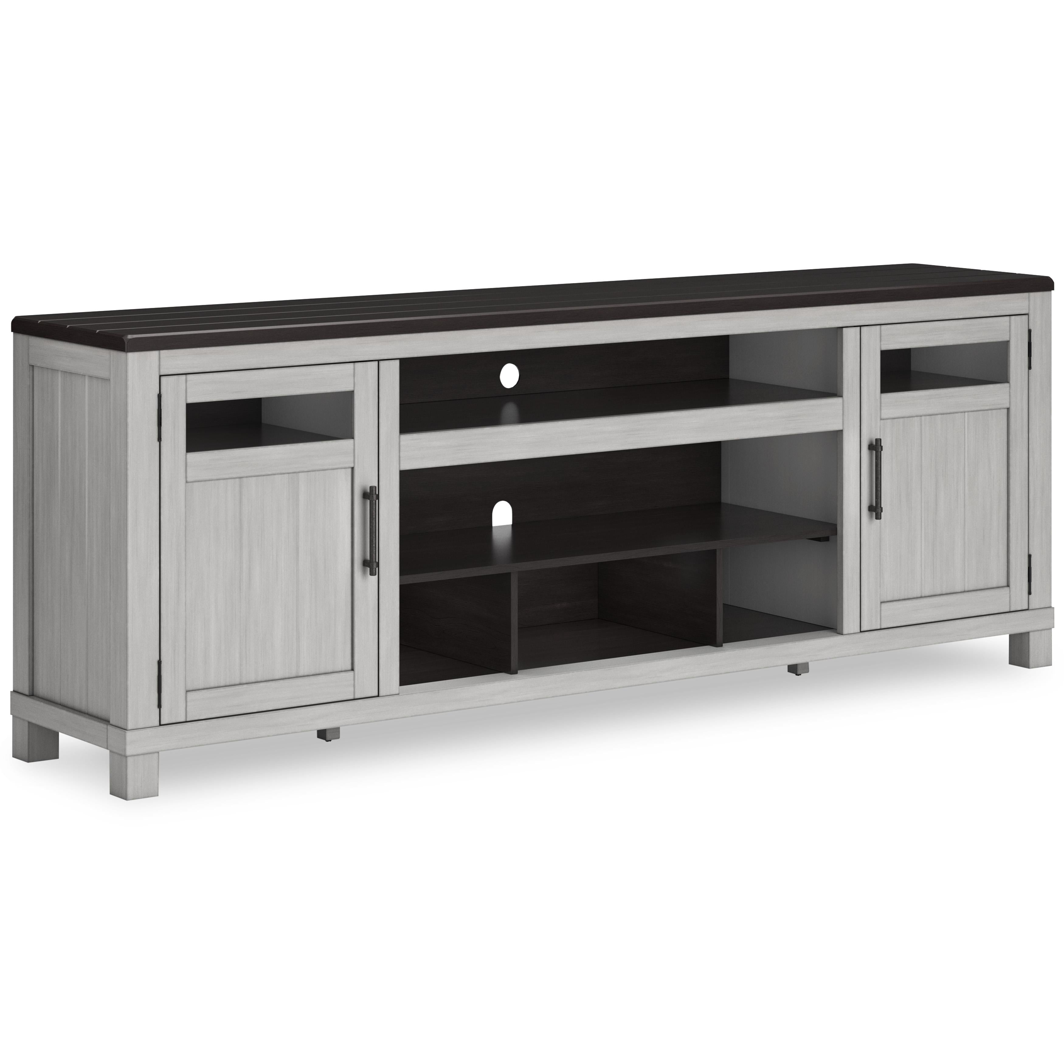 Signature Design by Ashley Darborn W796-68 XL TV Stand with Fireplace Option IMAGE 1