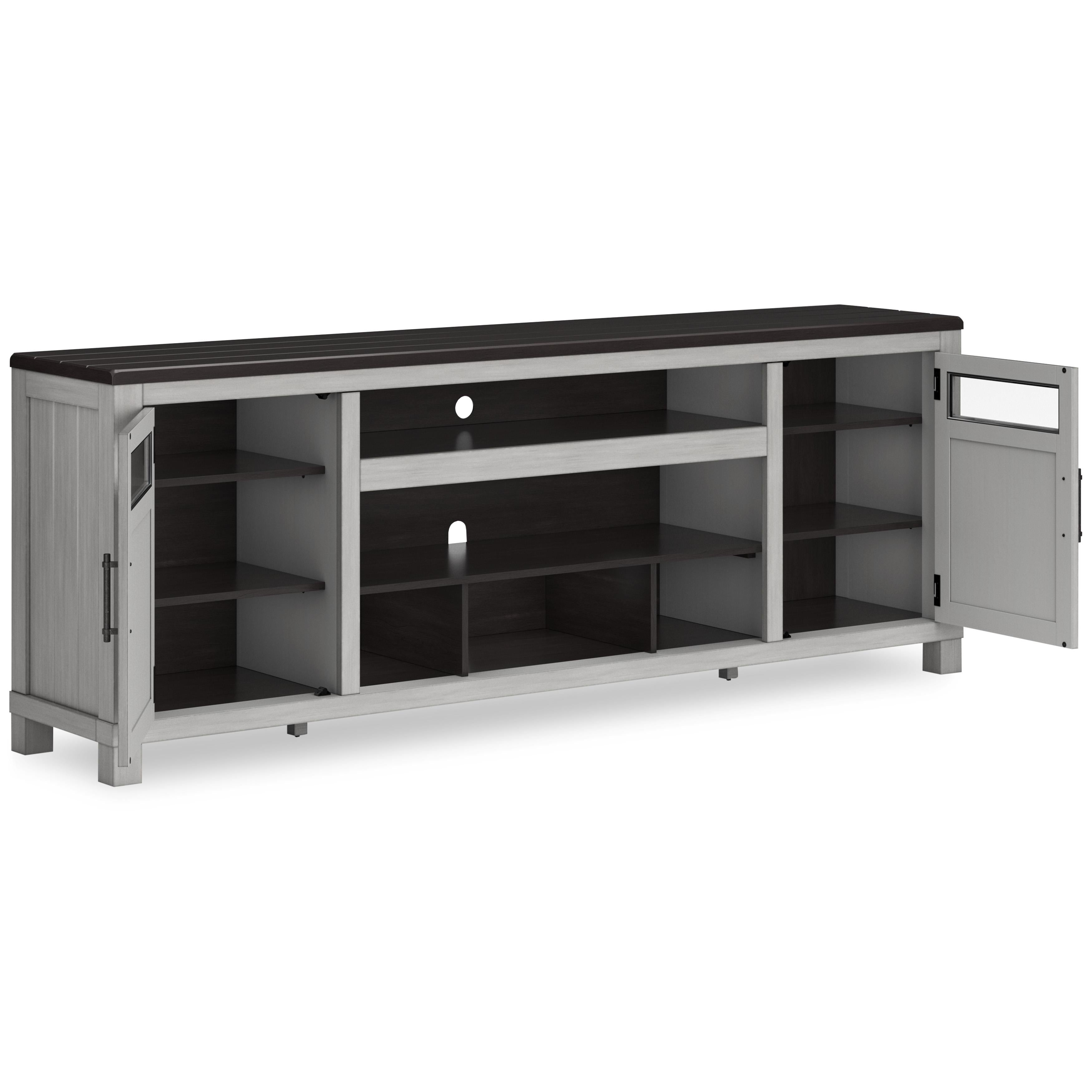 Signature Design by Ashley Darborn W796-68 XL TV Stand with Fireplace Option IMAGE 2