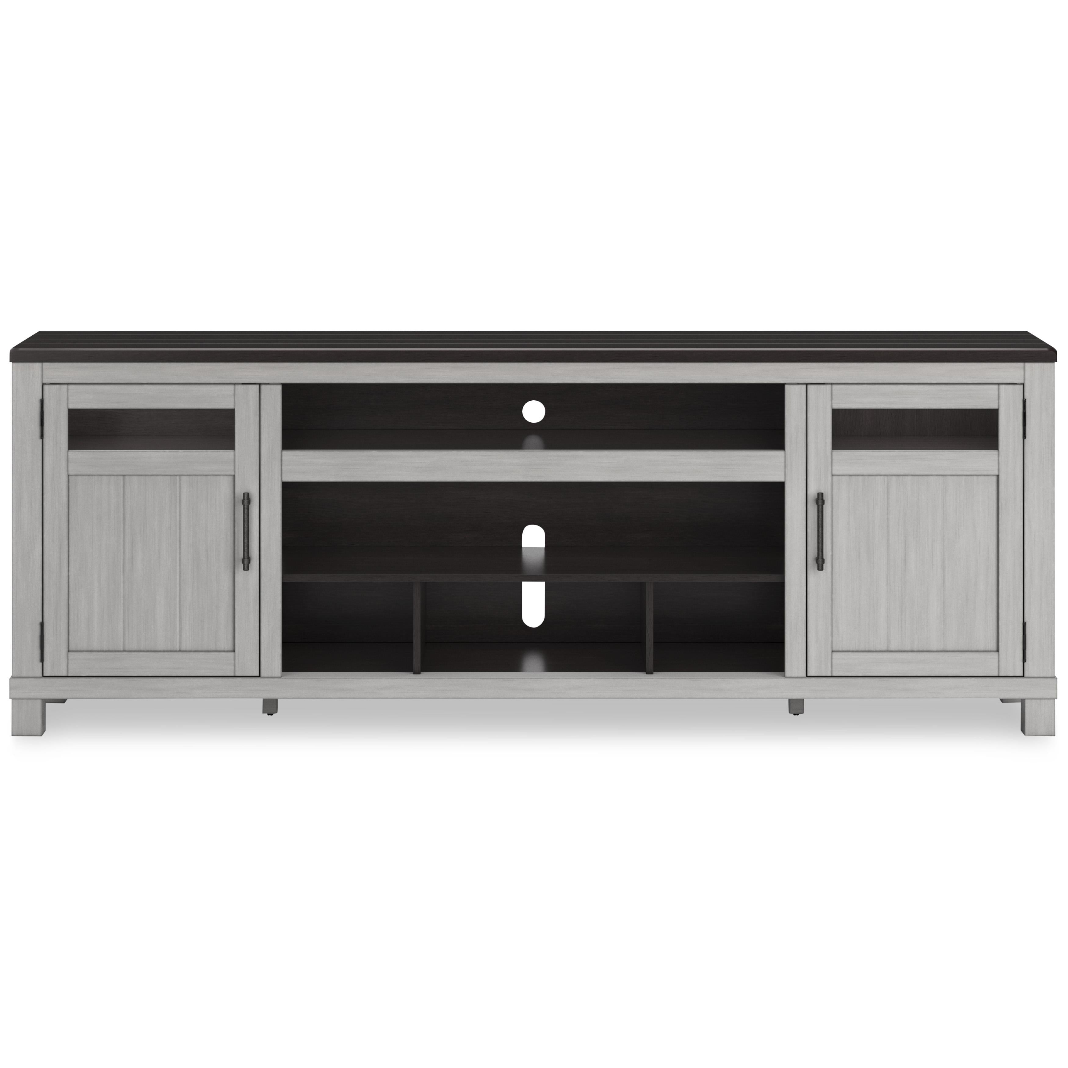 Signature Design by Ashley Darborn W796-68 XL TV Stand with Fireplace Option IMAGE 3
