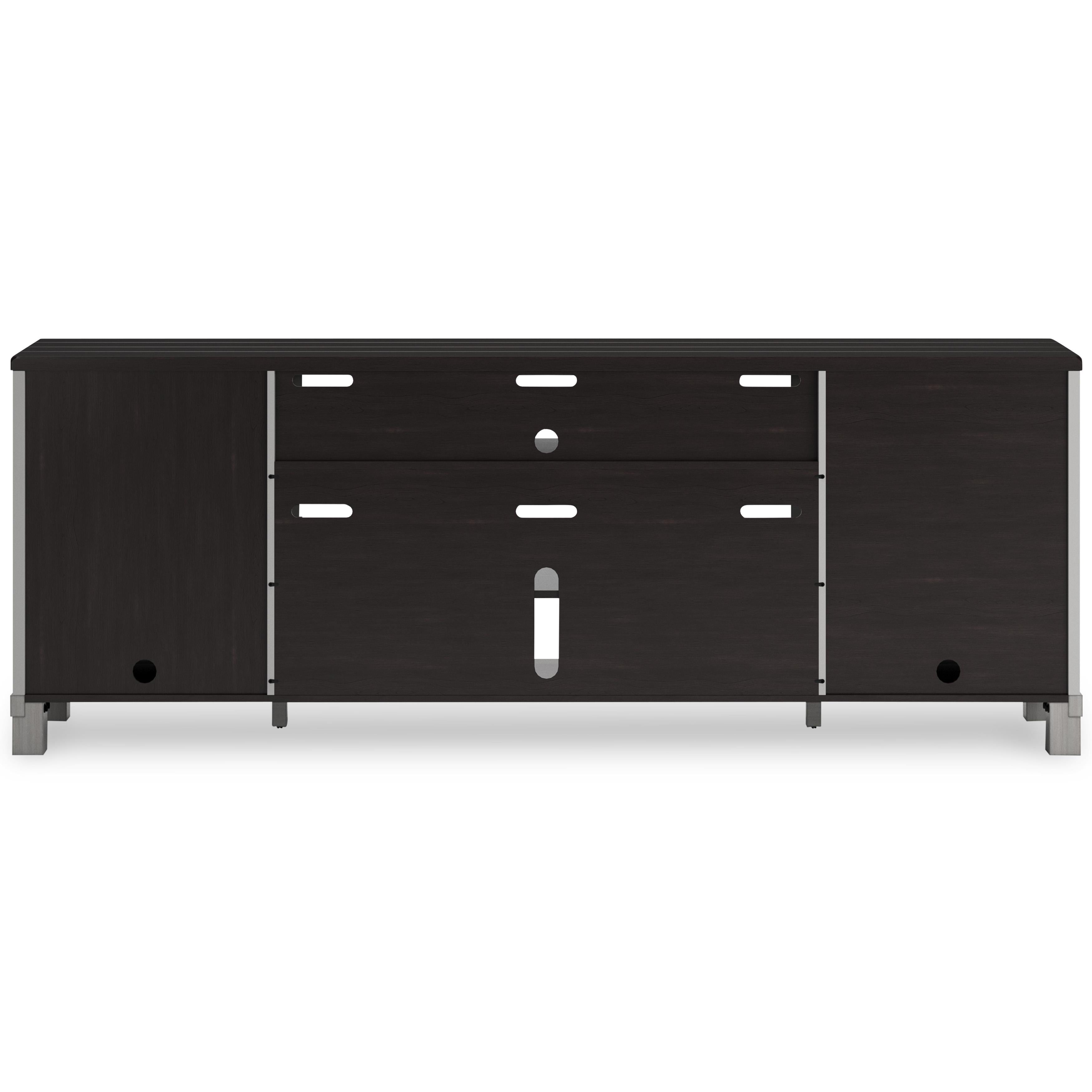 Signature Design by Ashley Darborn W796-68 XL TV Stand with Fireplace Option IMAGE 5