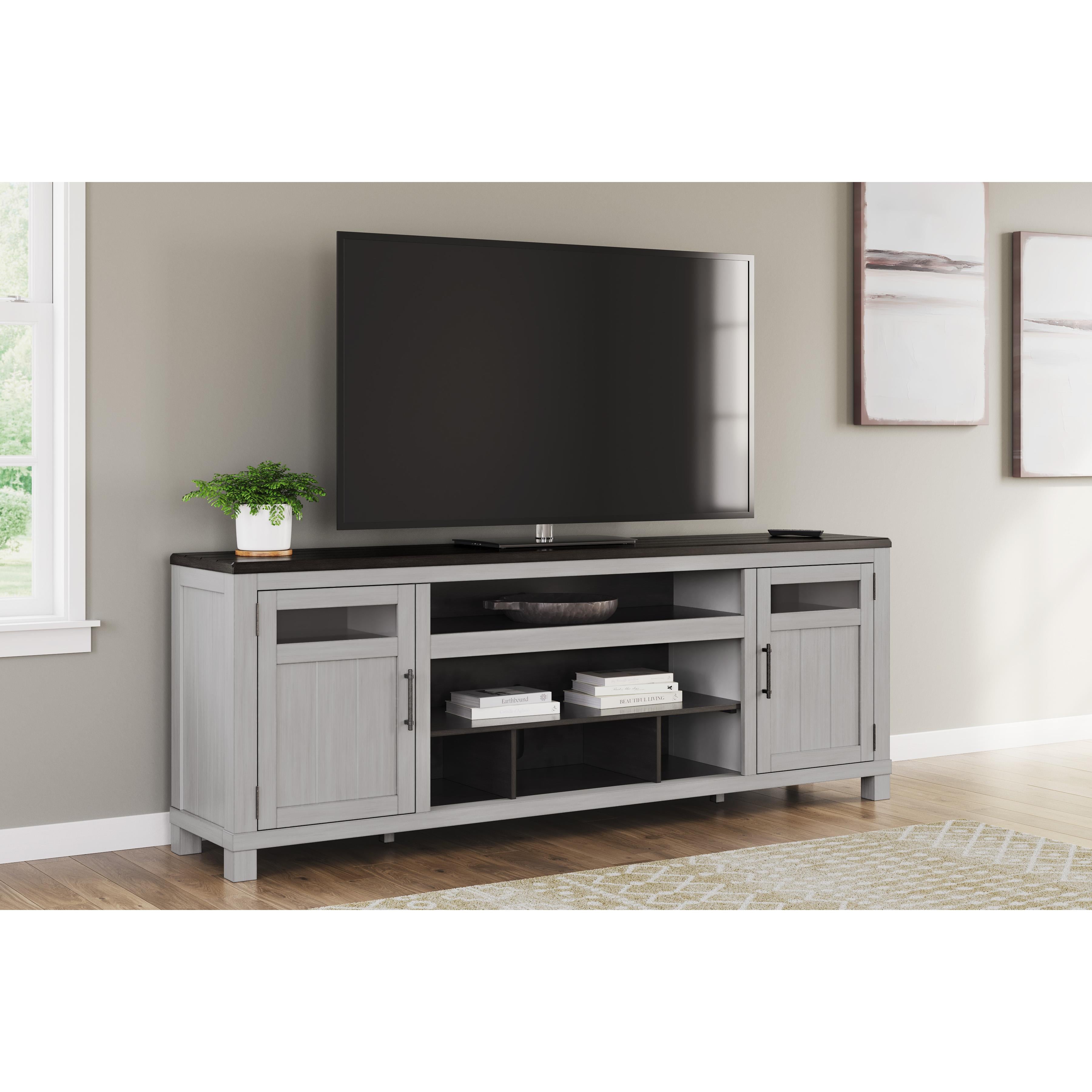Signature Design by Ashley Darborn W796-68 XL TV Stand with Fireplace Option IMAGE 7