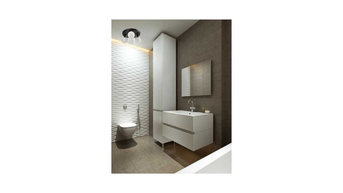 Quad Orbeon Flush Mount