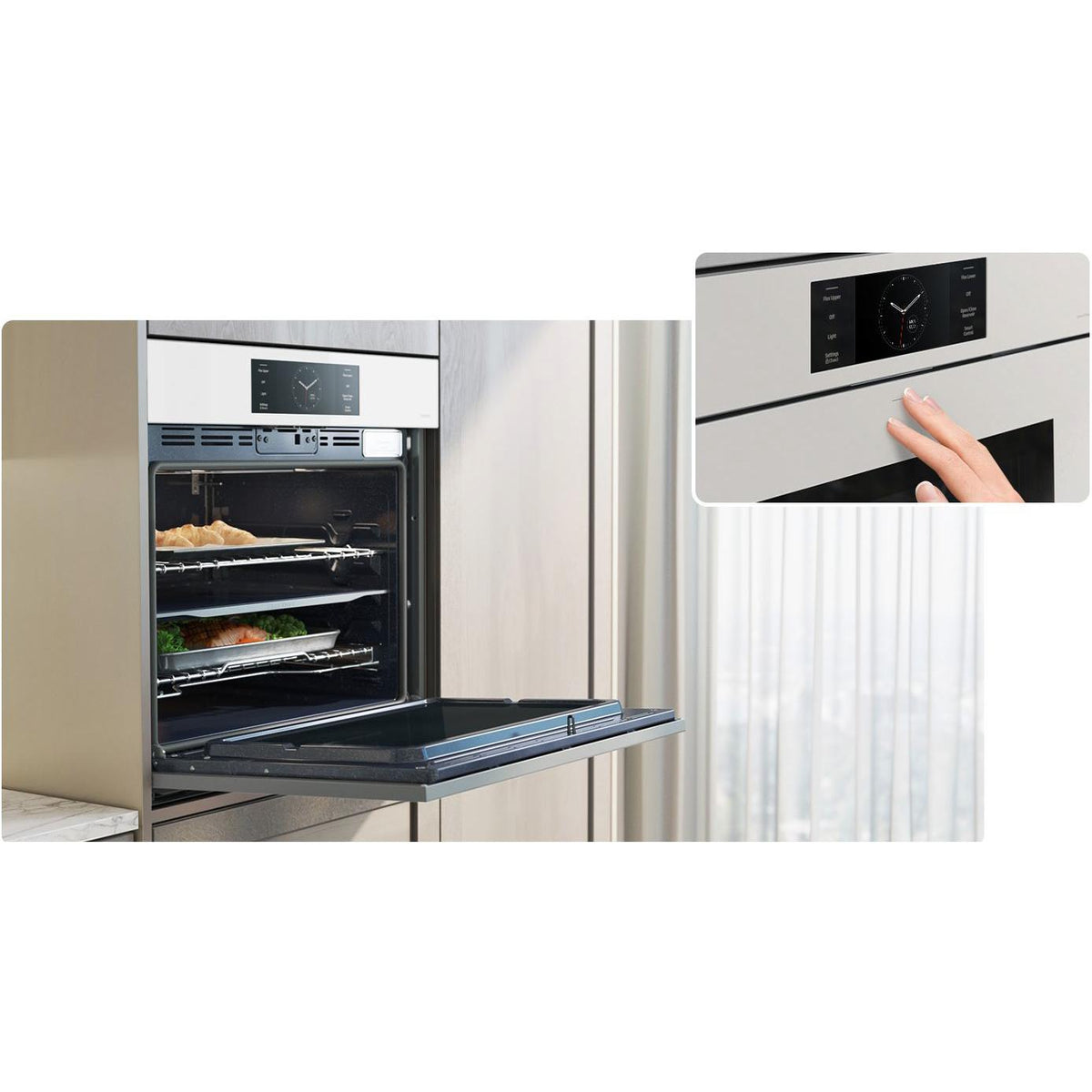 Samsung Bespoke 30-inch, 7.0 cu. ft. Built-in Combination Wall Oven NQ70CB700D12AA IMAGE 10