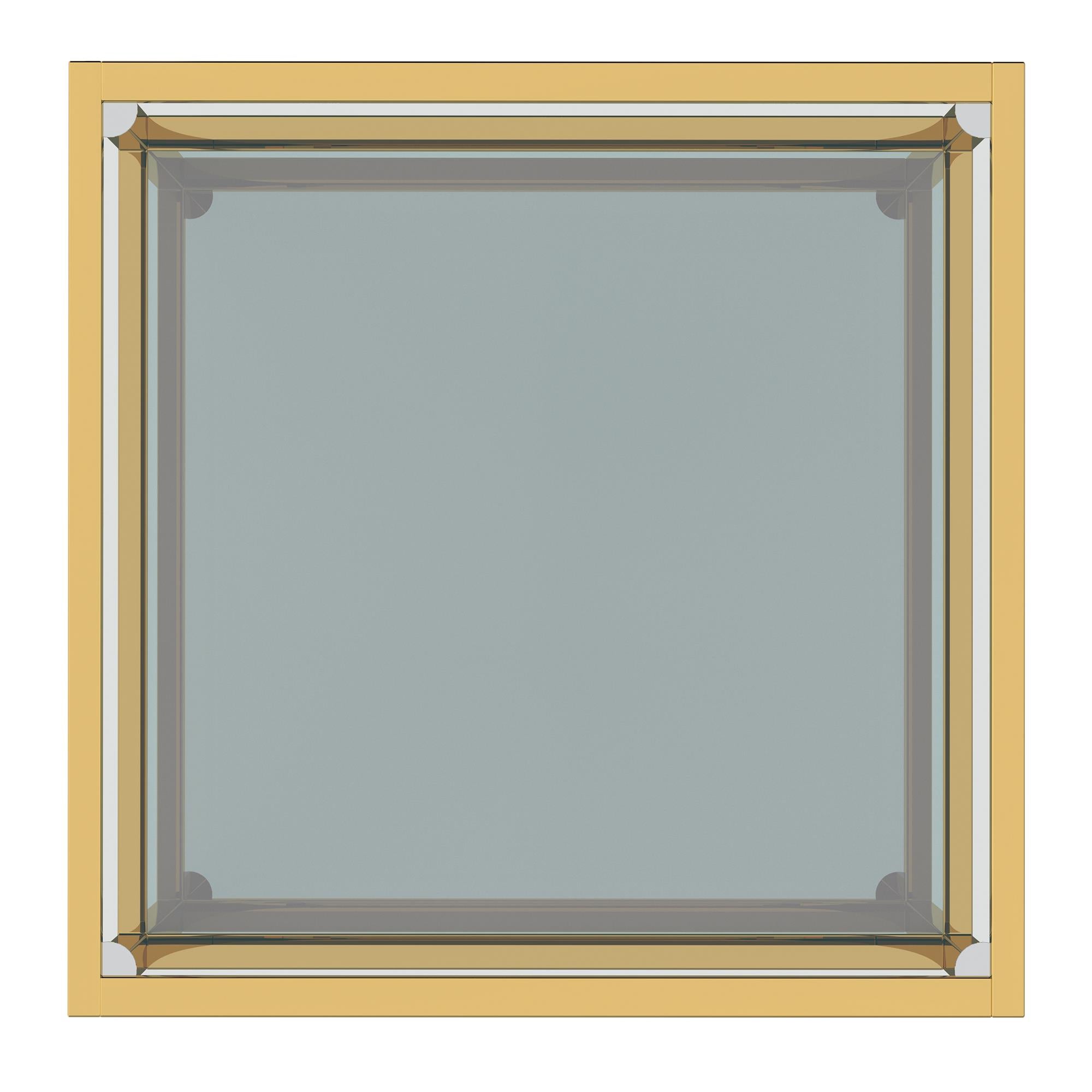 !nspire Casini 301-632GL_S Small Square Coffee Table - Gold IMAGE 4