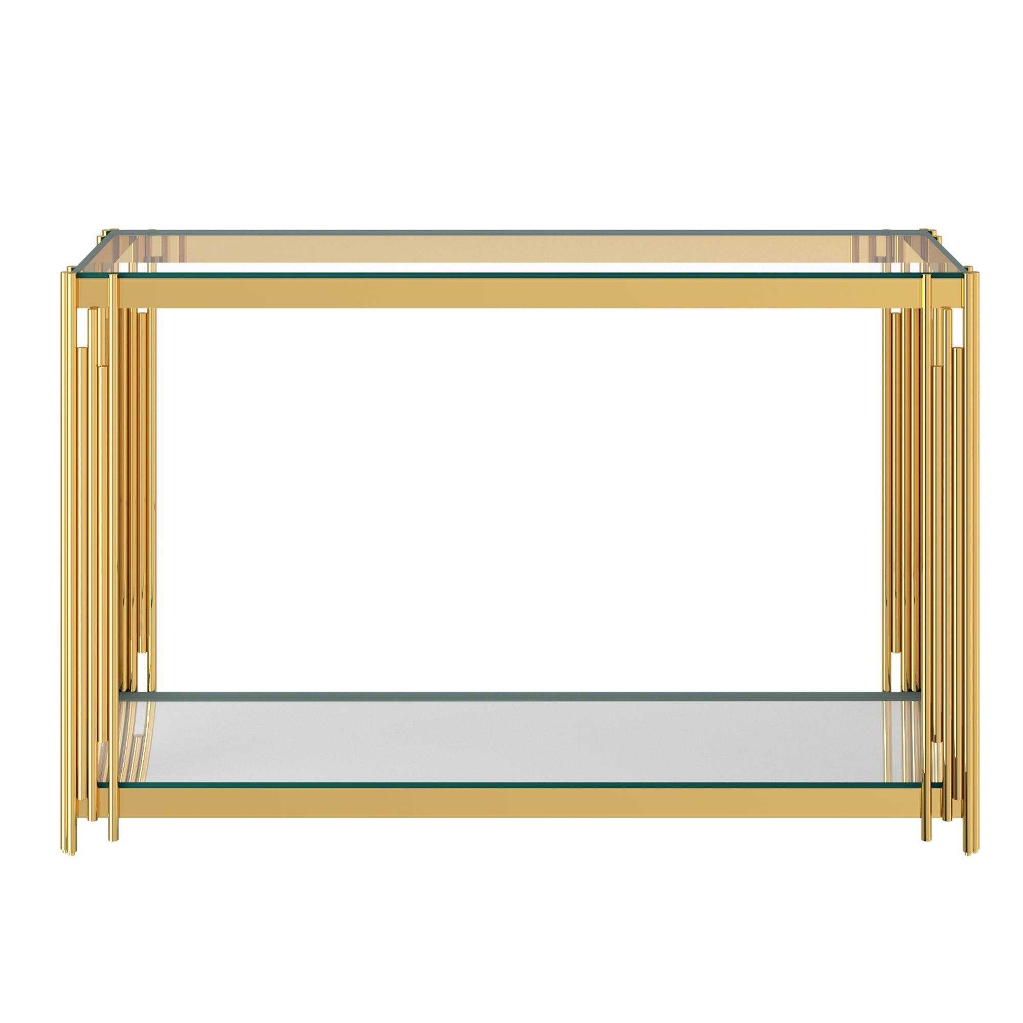 !nspire Estrel 502-630GL Console Table - Gold IMAGE 3